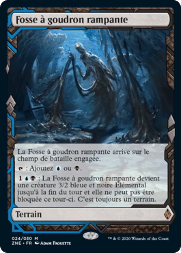 Fosse à goudron rampante — Zendikar Rising Expeditions — Magic: The Gathering