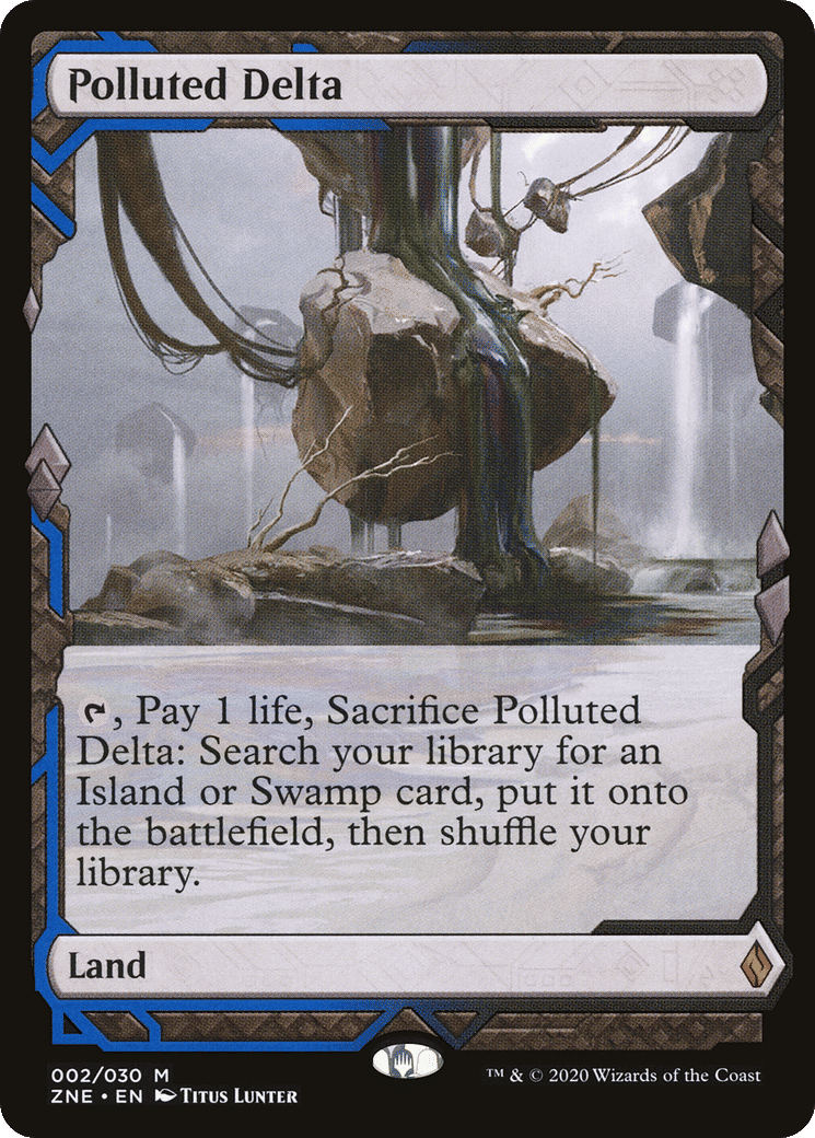 Polluted Delta — Zendikar Rising Expeditions — Magic: The Gathering