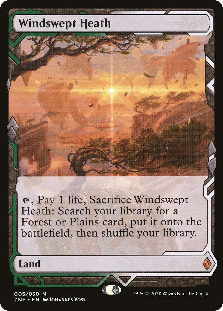 Windswept Heath — Zendikar Rising Expeditions — Magic: The Gathering