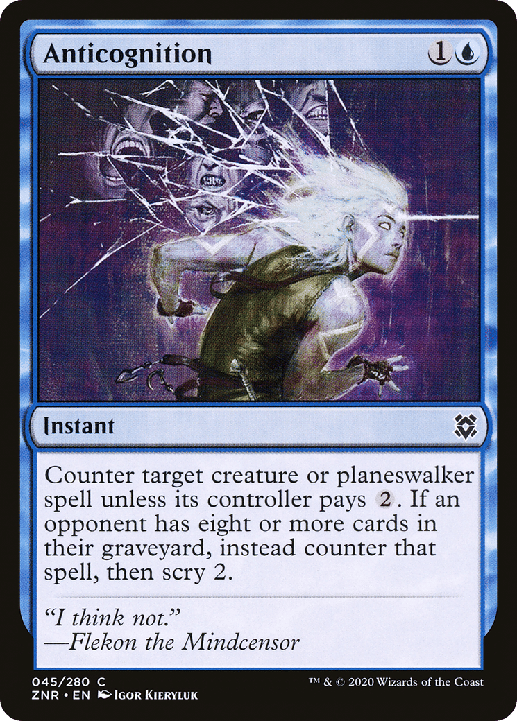Anticognition — Zendikar Rising — Magic: The Gathering