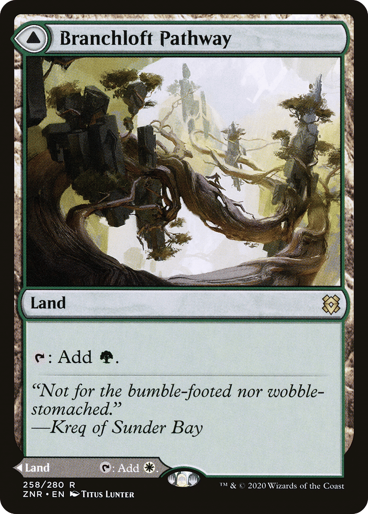 Branchloft Pathway // Boulderloft Pathway — Zendikar Rising — Magic: The Gathering