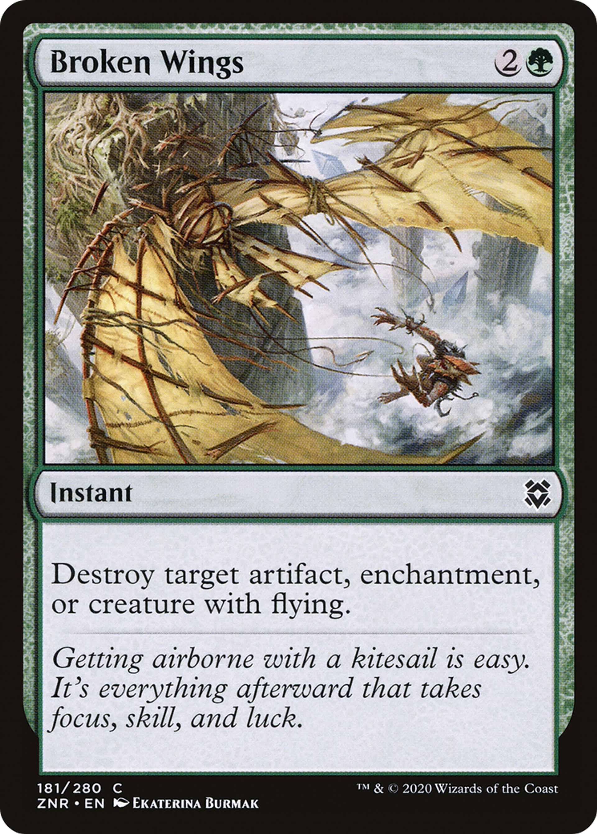 Broken Wings — Zendikar Rising — Magic: The Gathering