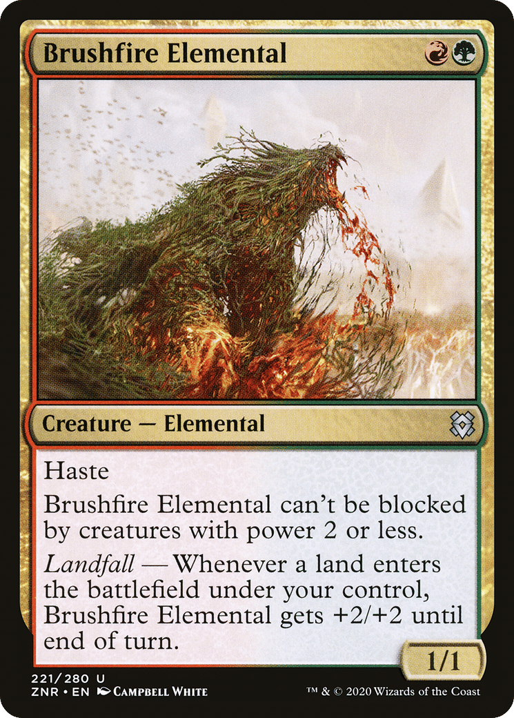 Brushfire Elemental — Zendikar Rising — Magic: The Gathering