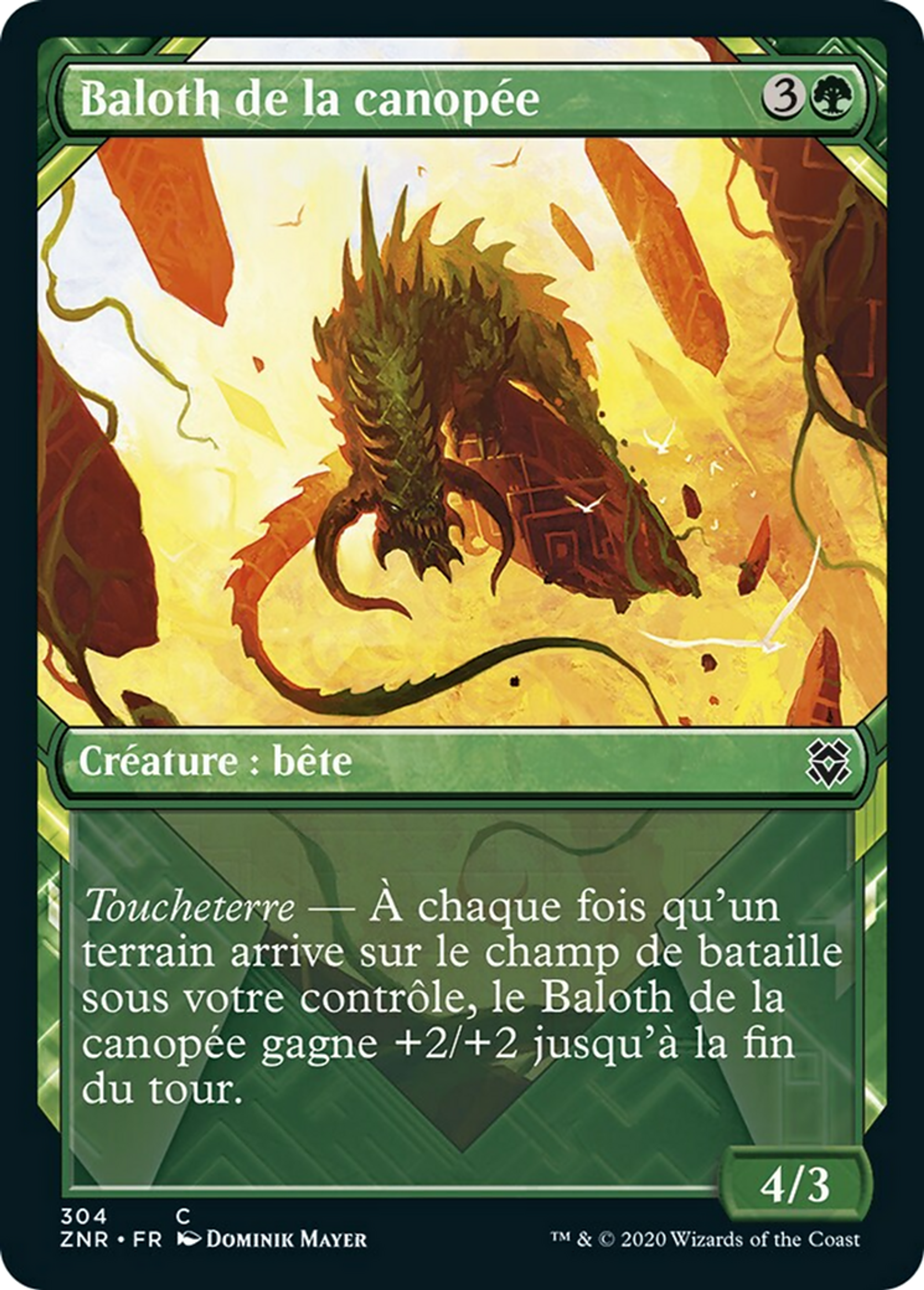 Baloth de la canopée — Zendikar Rising — Magic: The Gathering