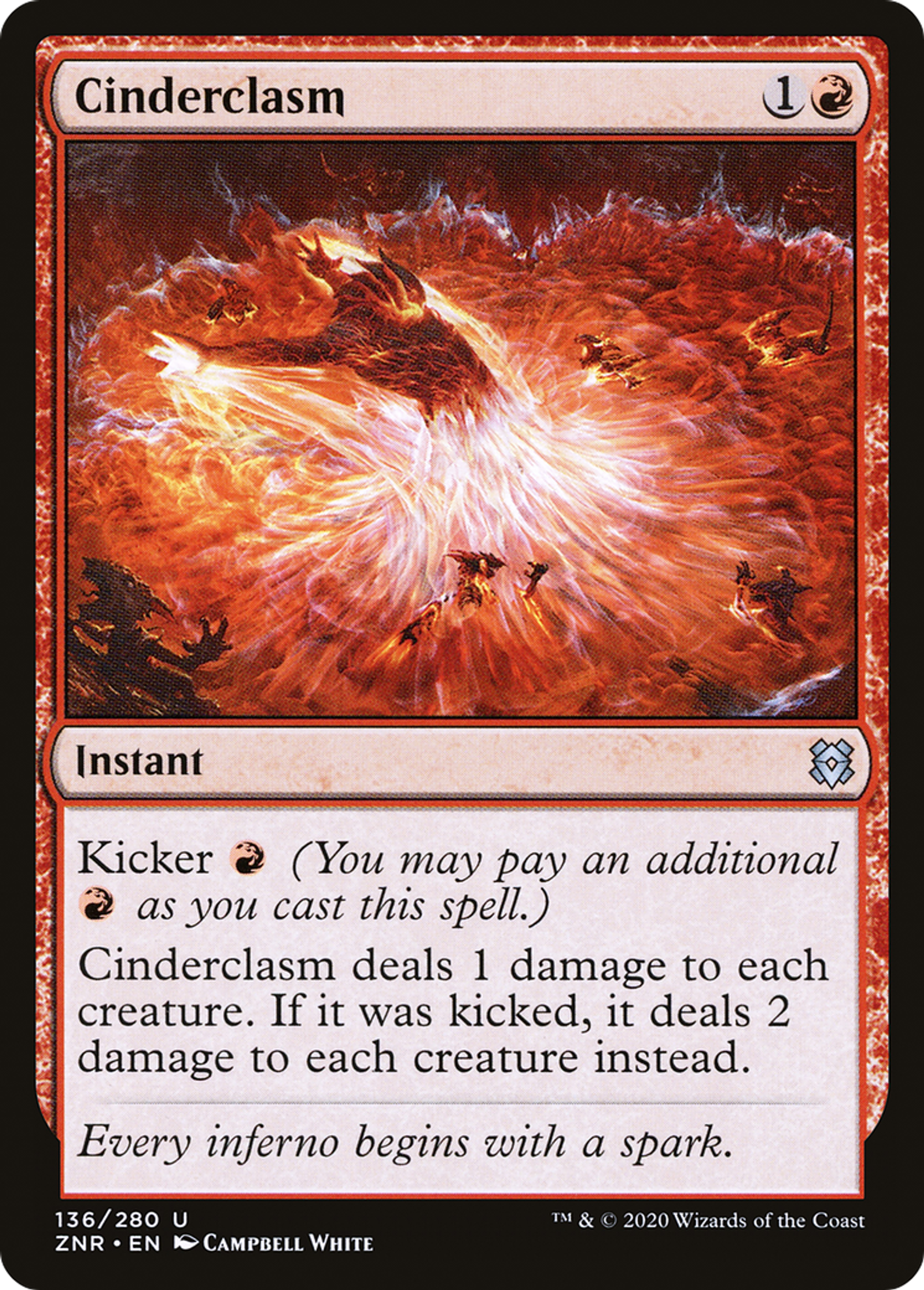 Cinderclasm — Zendikar Rising — Magic: The Gathering