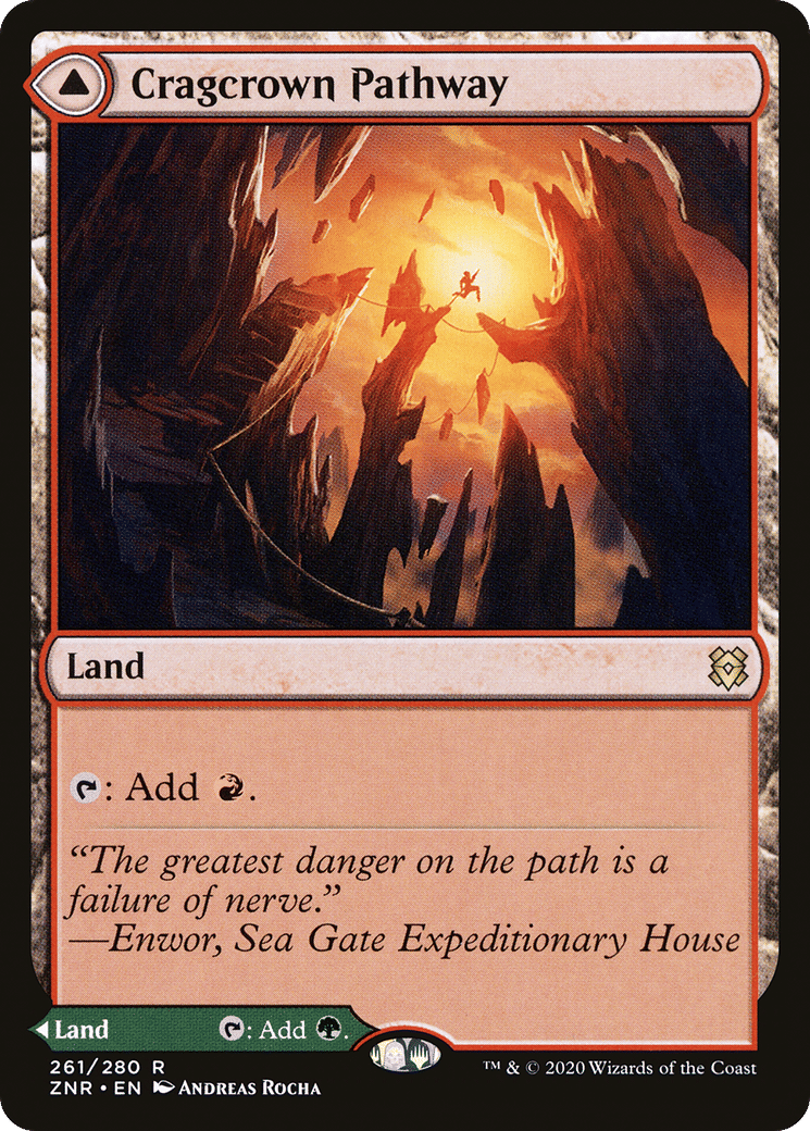 Cragcrown Pathway // Timbercrown Pathway — Zendikar Rising — Magic: The Gathering