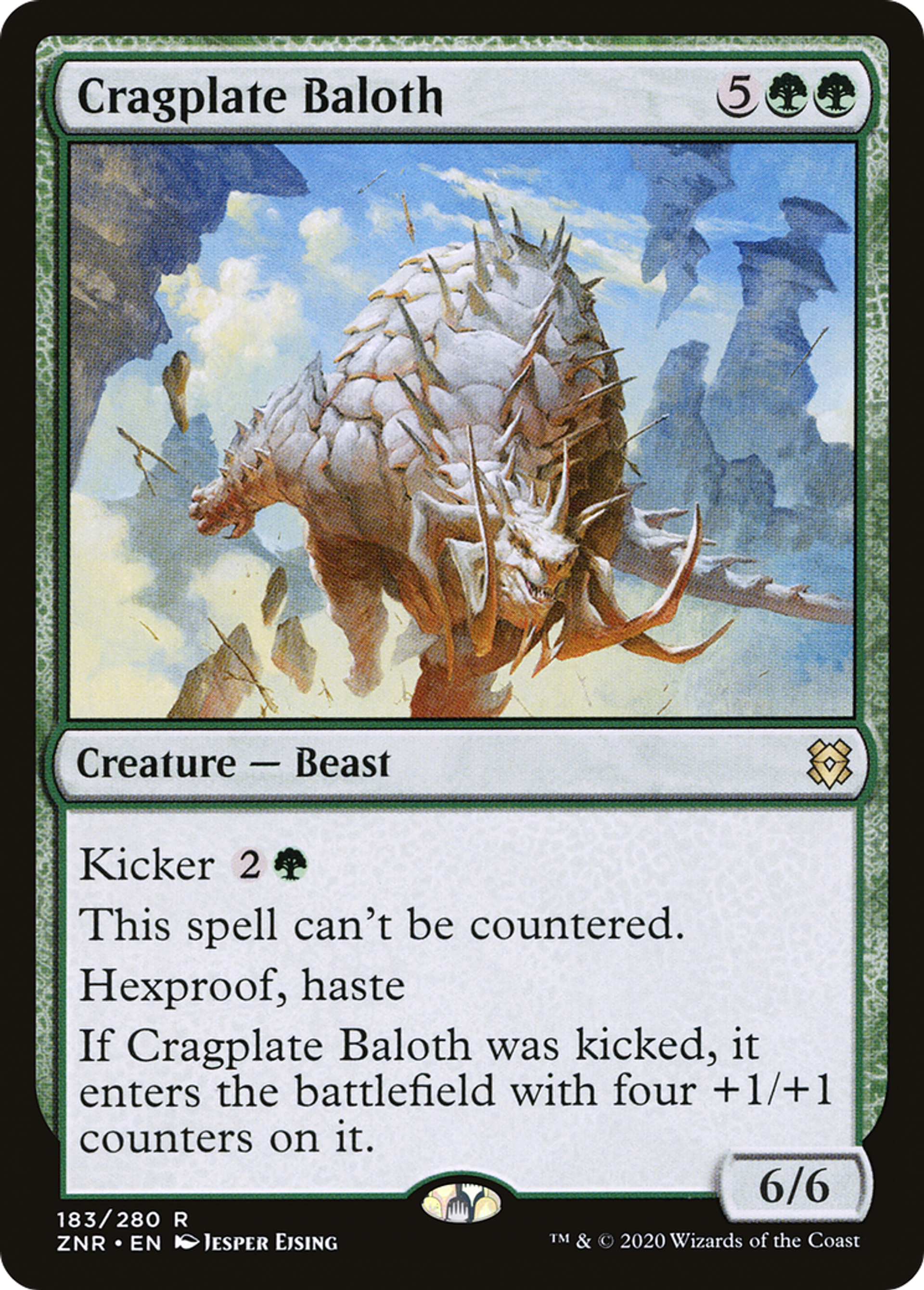 Cragplate Baloth — Zendikar Rising — Magic: The Gathering