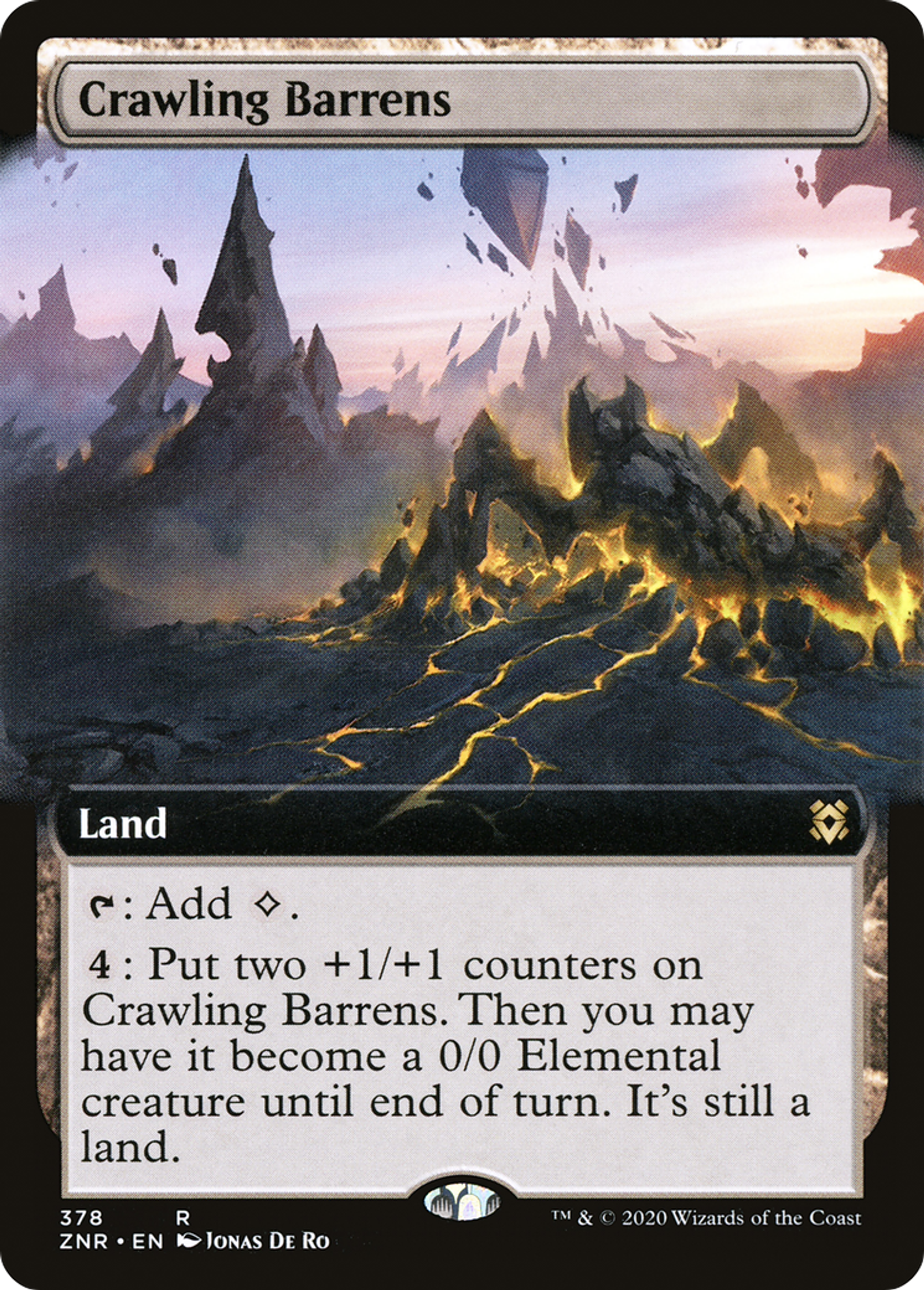 Crawling Barrens — Zendikar Rising — Magic: The Gathering