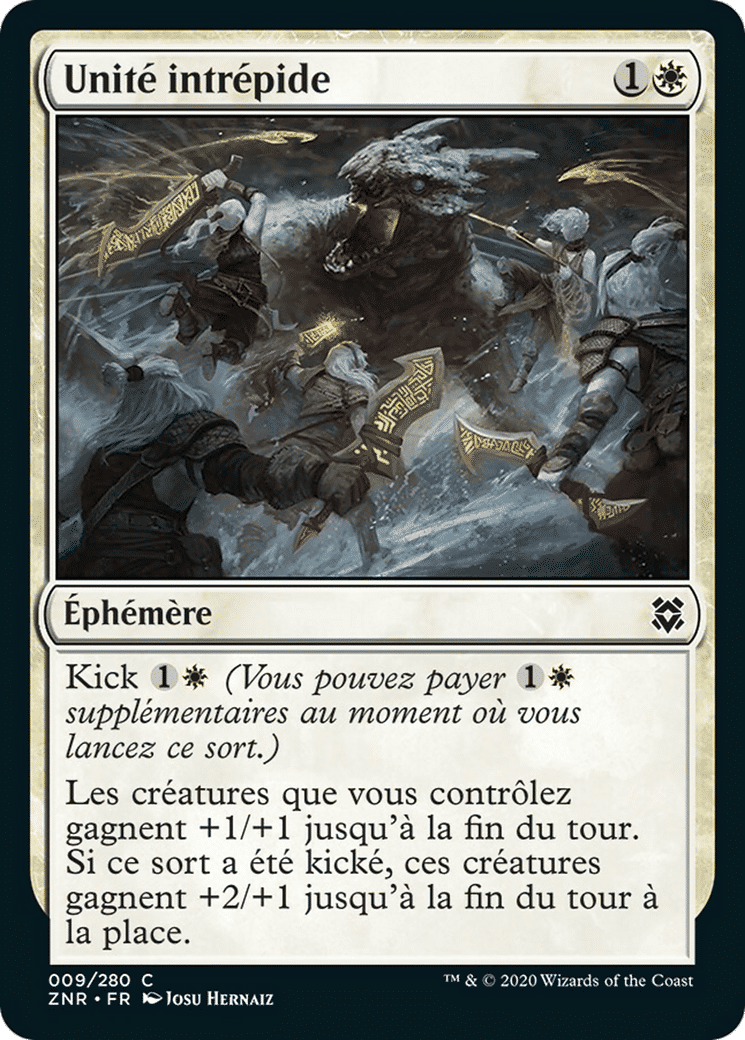 Unité intrépide — Zendikar Rising — Magic: The Gathering