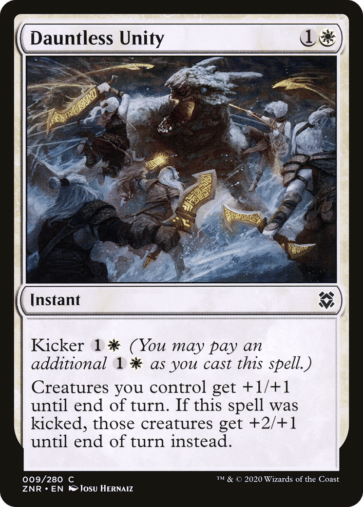 Dauntless Unity — Zendikar Rising — Magic: The Gathering