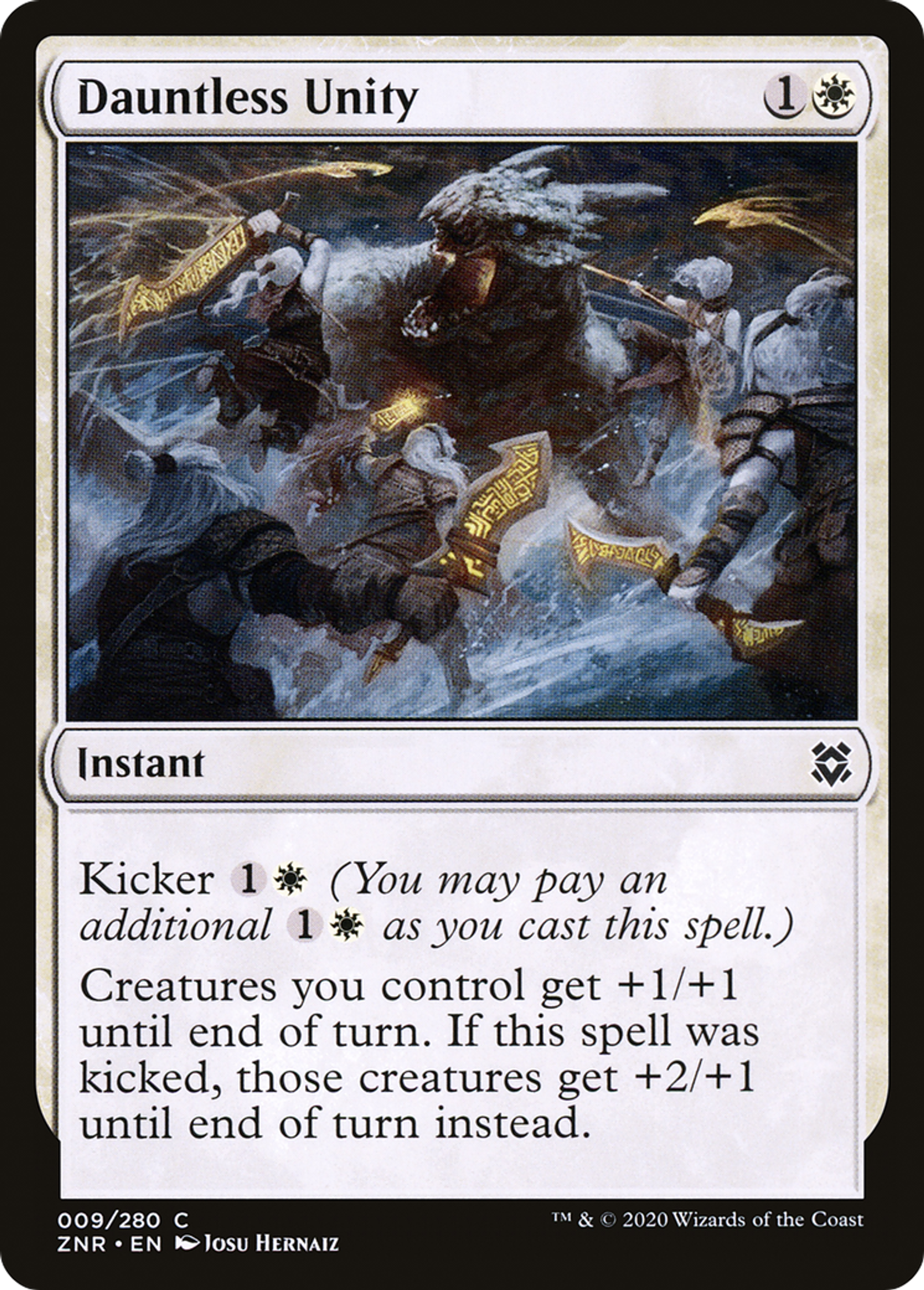 Dauntless Unity — Zendikar Rising — Magic: The Gathering