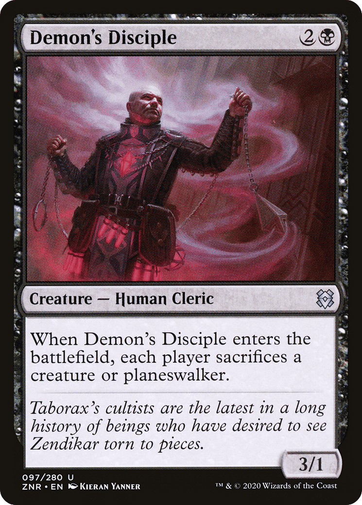 Demon's Disciple — Zendikar Rising — Magic: The Gathering
