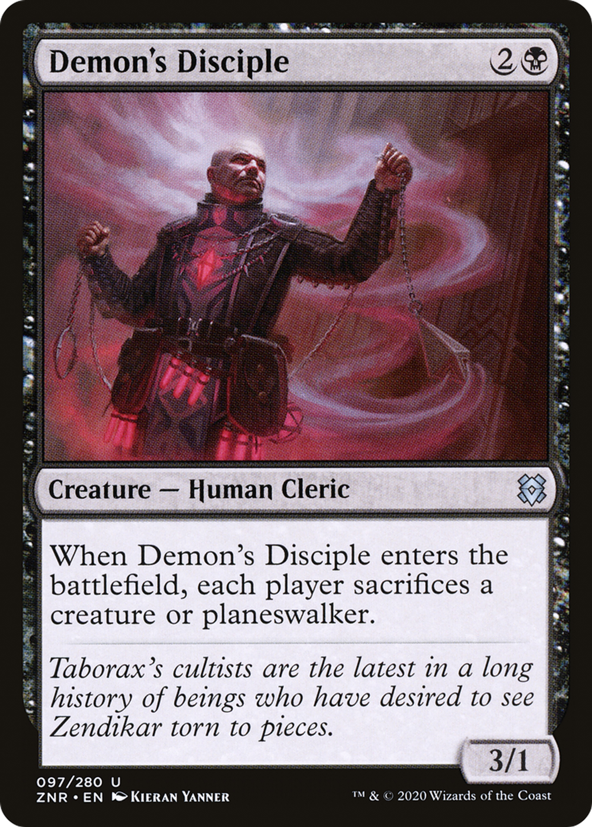 Demon's Disciple — Zendikar Rising — Magic: The Gathering