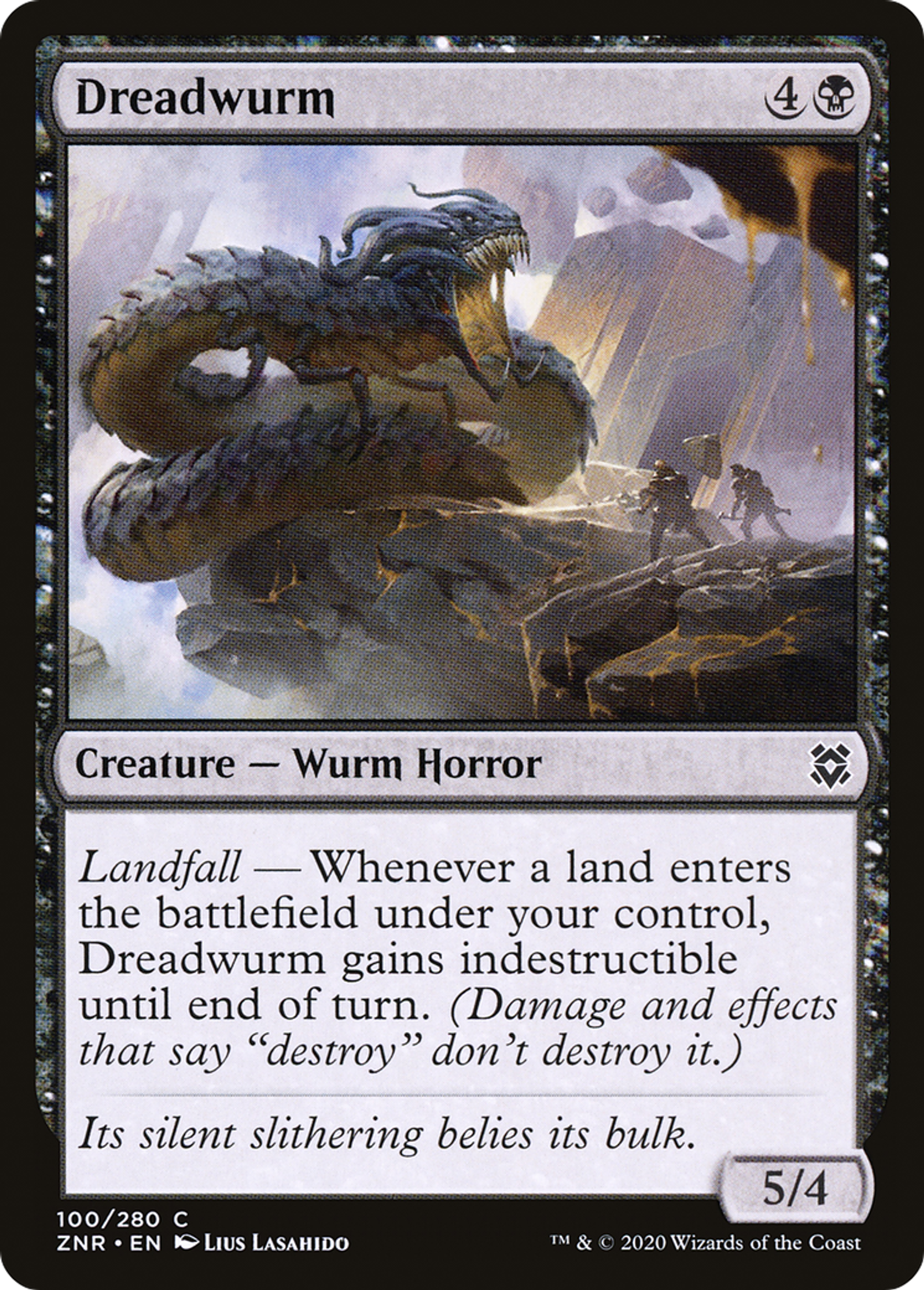 Guivre d'effroi — Zendikar Rising — Magic: The Gathering