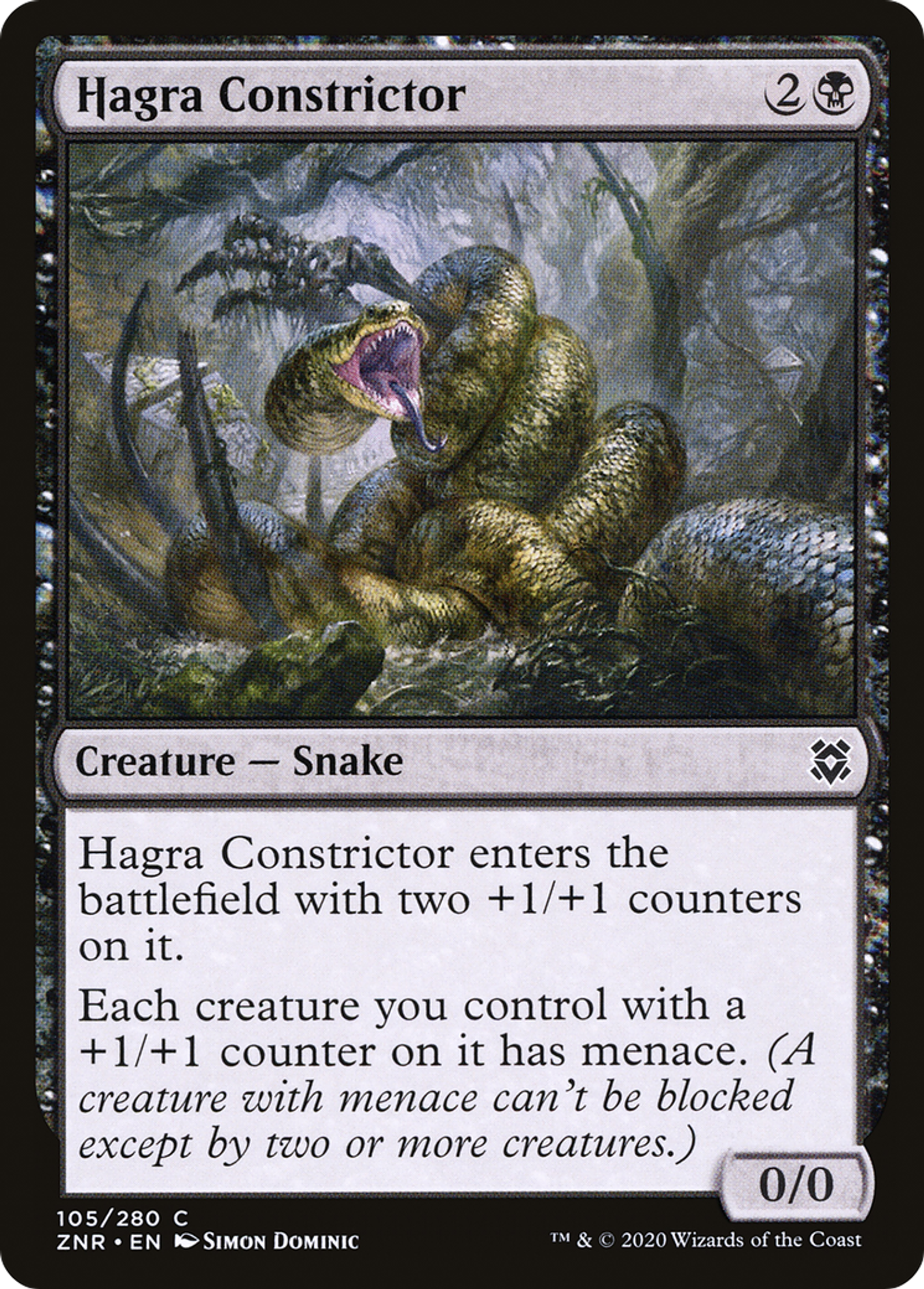 Hagra Constrictor — Zendikar Rising — Magic: The Gathering