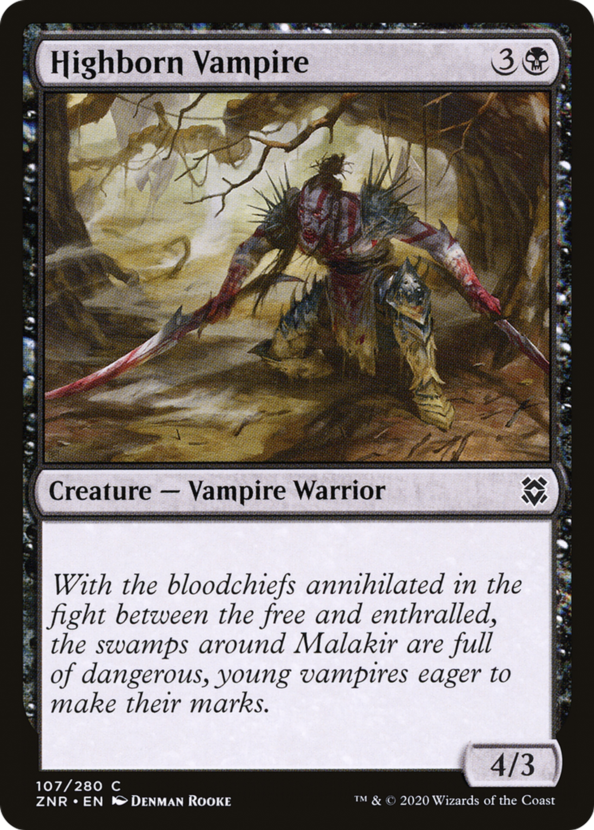Vampire patricien — Zendikar Rising — Magic: The Gathering