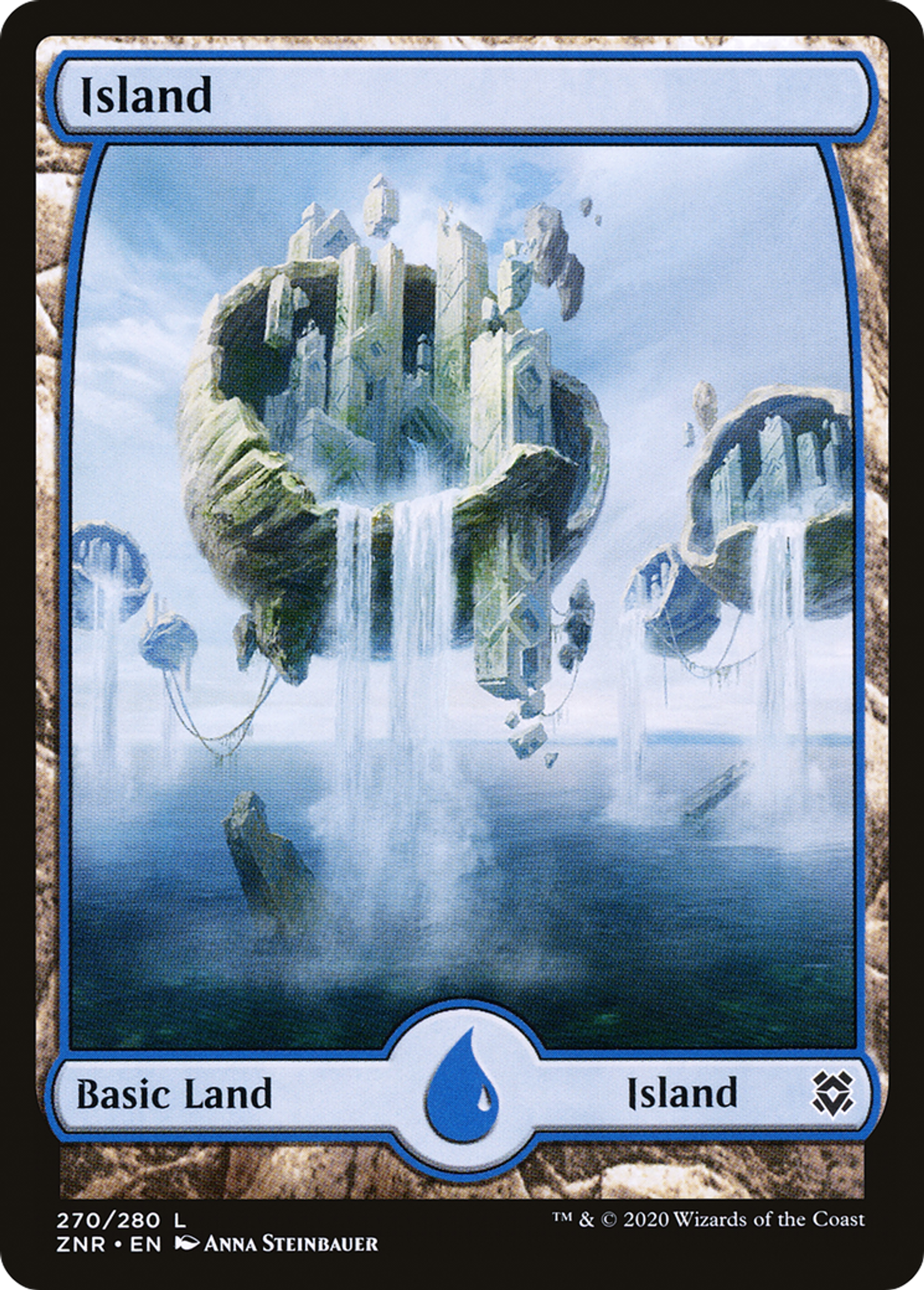 Island — Zendikar Rising — Magic: The Gathering