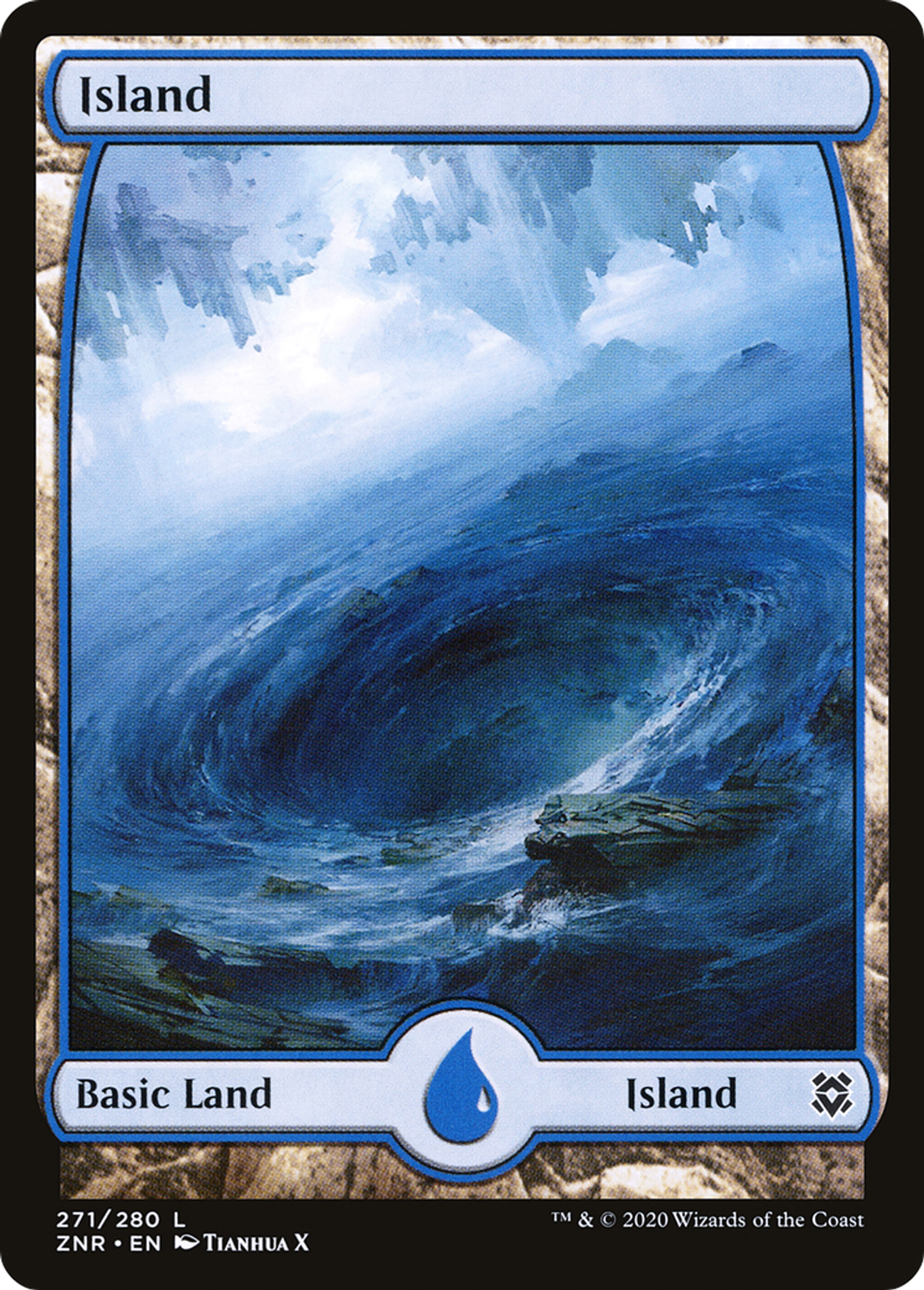 Island — Zendikar Rising — Magic: The Gathering
