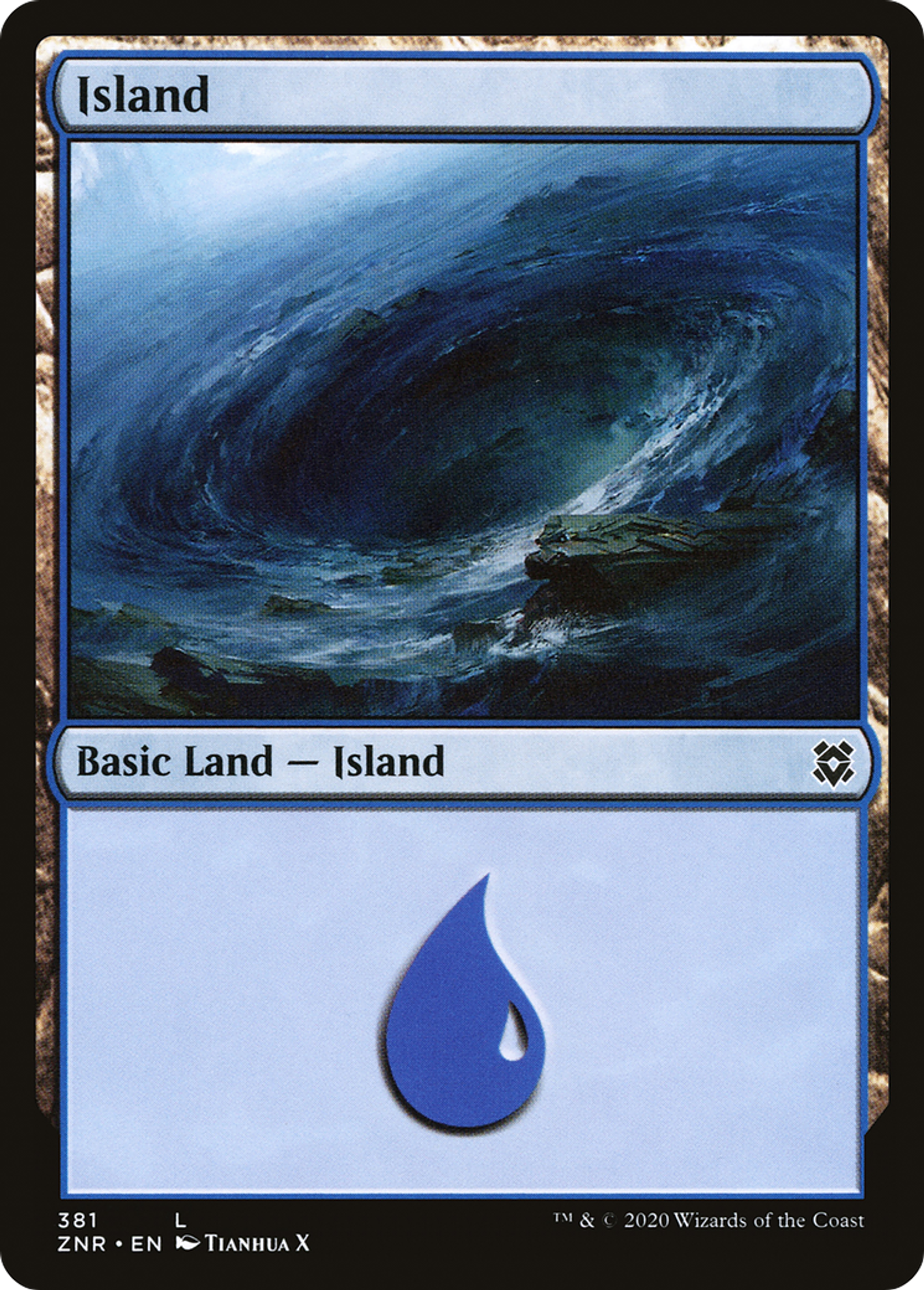 Island — Zendikar Rising — Magic: The Gathering