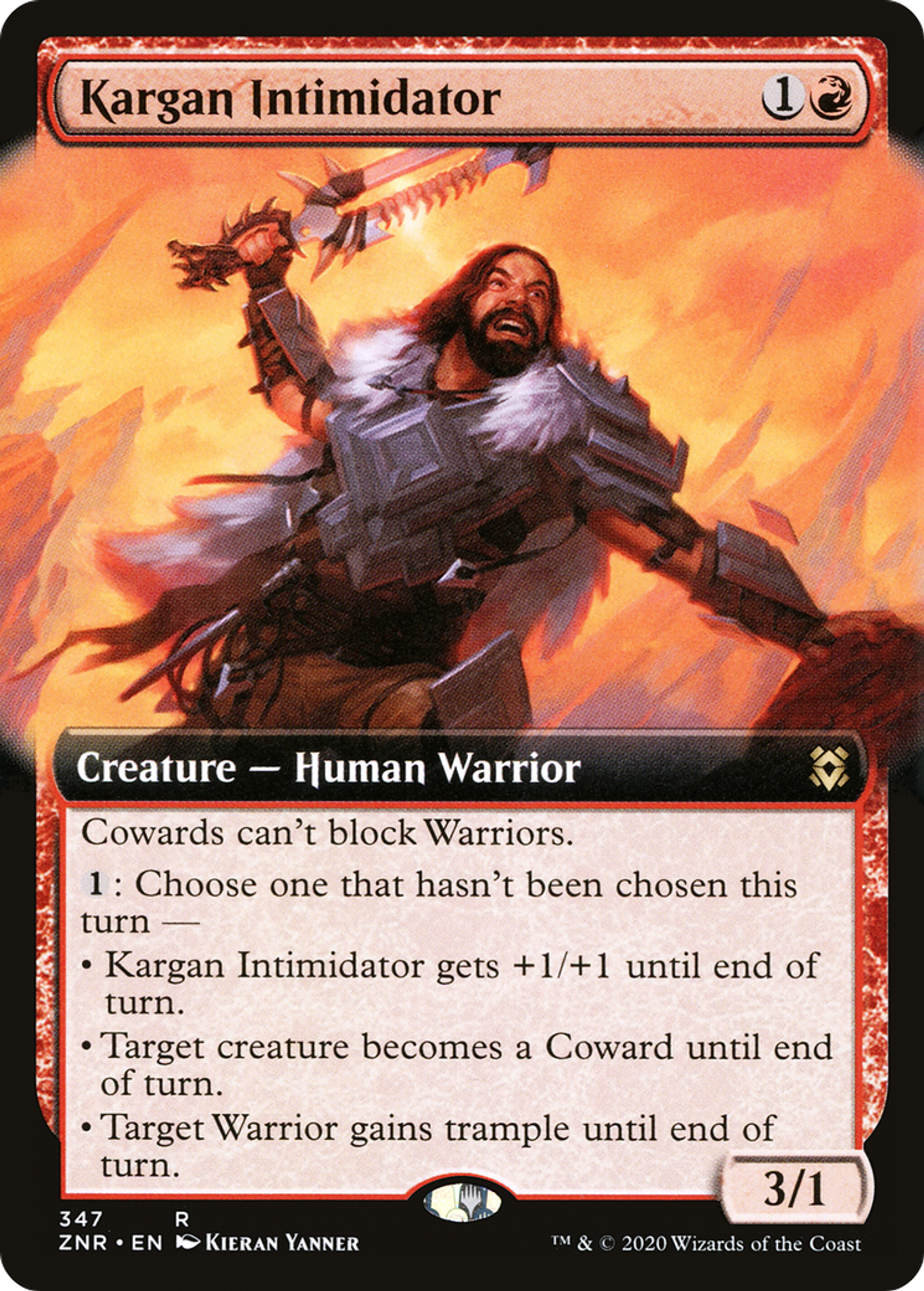 Kargan Intimidator — Zendikar Rising — Magic: The Gathering