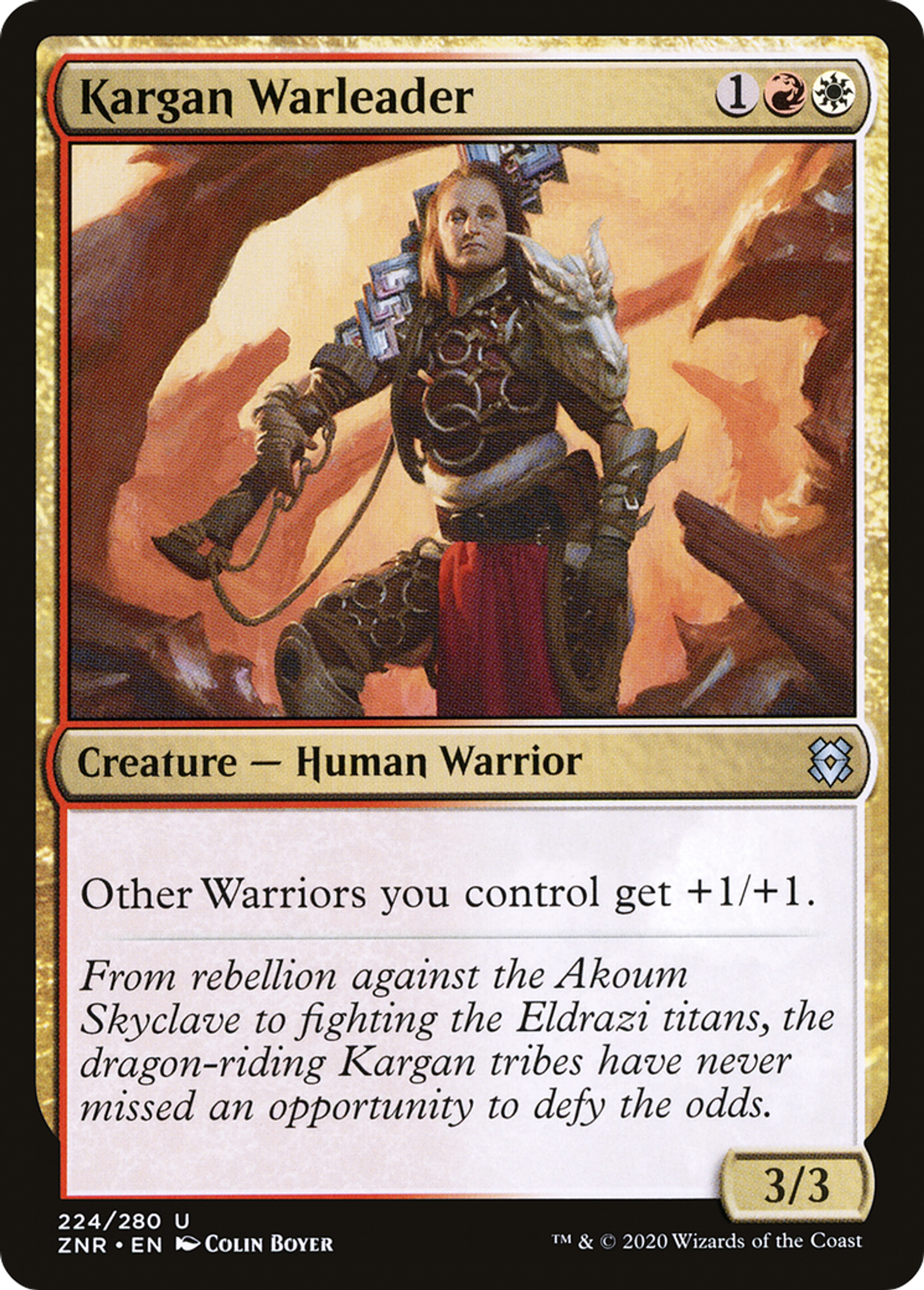 Kargan Warleader — Zendikar Rising — Magic: The Gathering
