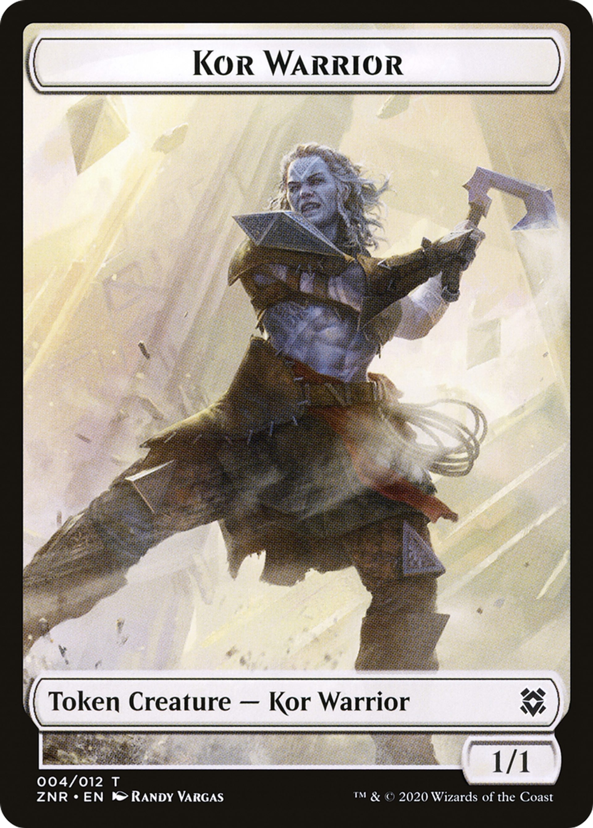 Kor Warrior — Zendikar Rising — Magic: The Gathering