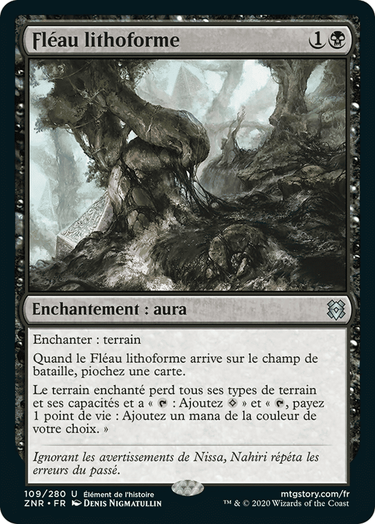 Fléau lithoforme — Zendikar Rising — Magic: The Gathering
