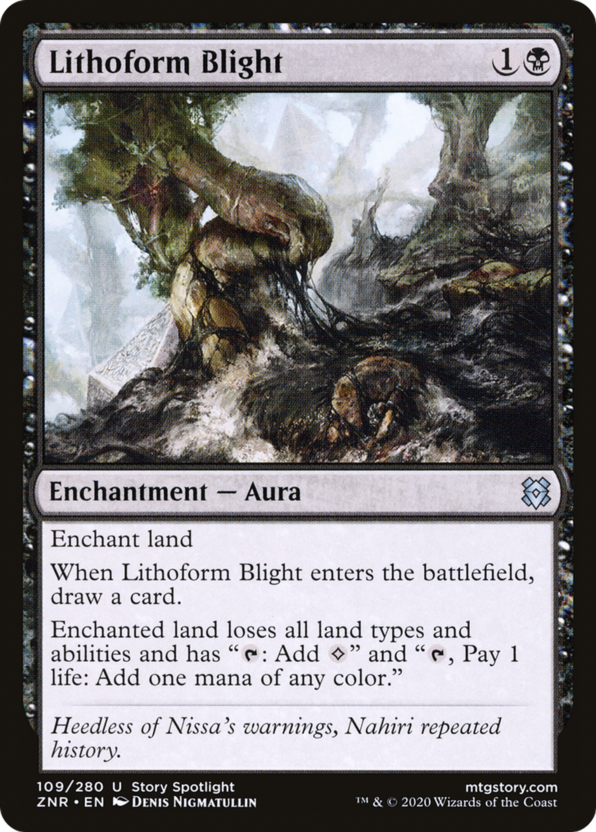 Lithoform Blight — Zendikar Rising — Magic: The Gathering