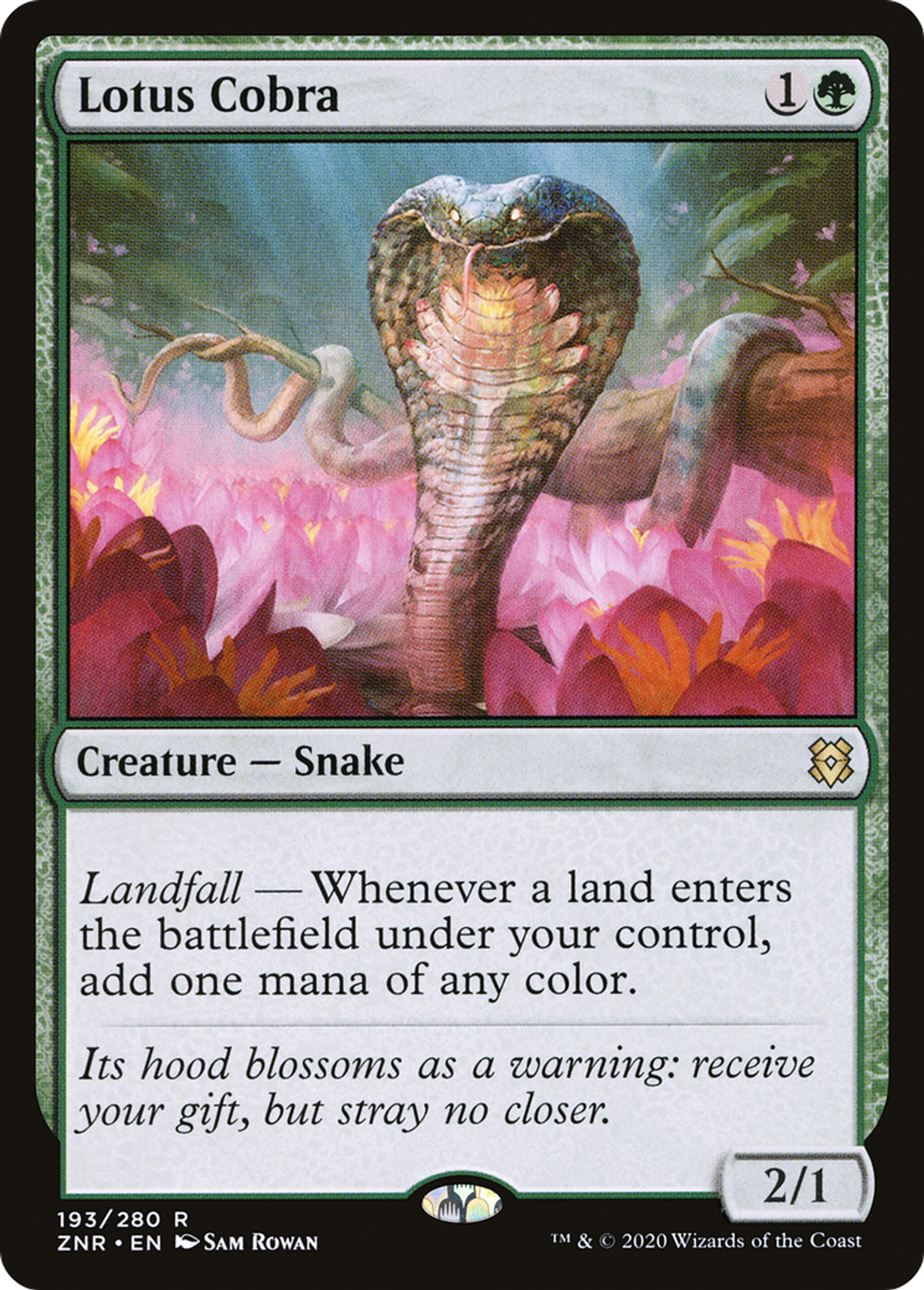 Lotus Cobra — Zendikar Rising — Magic: The Gathering