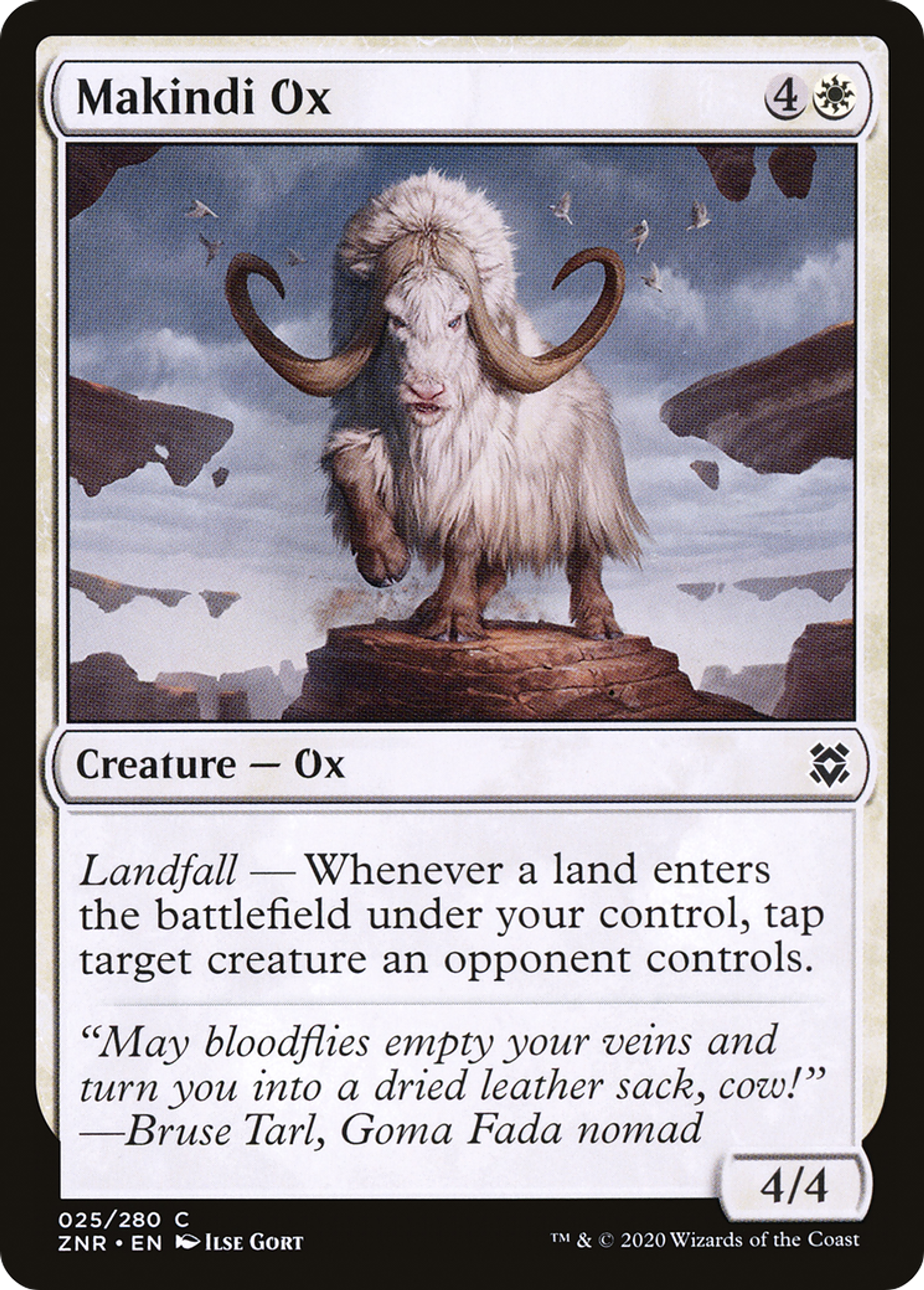 Makindi Ox — Zendikar Rising — Magic: The Gathering