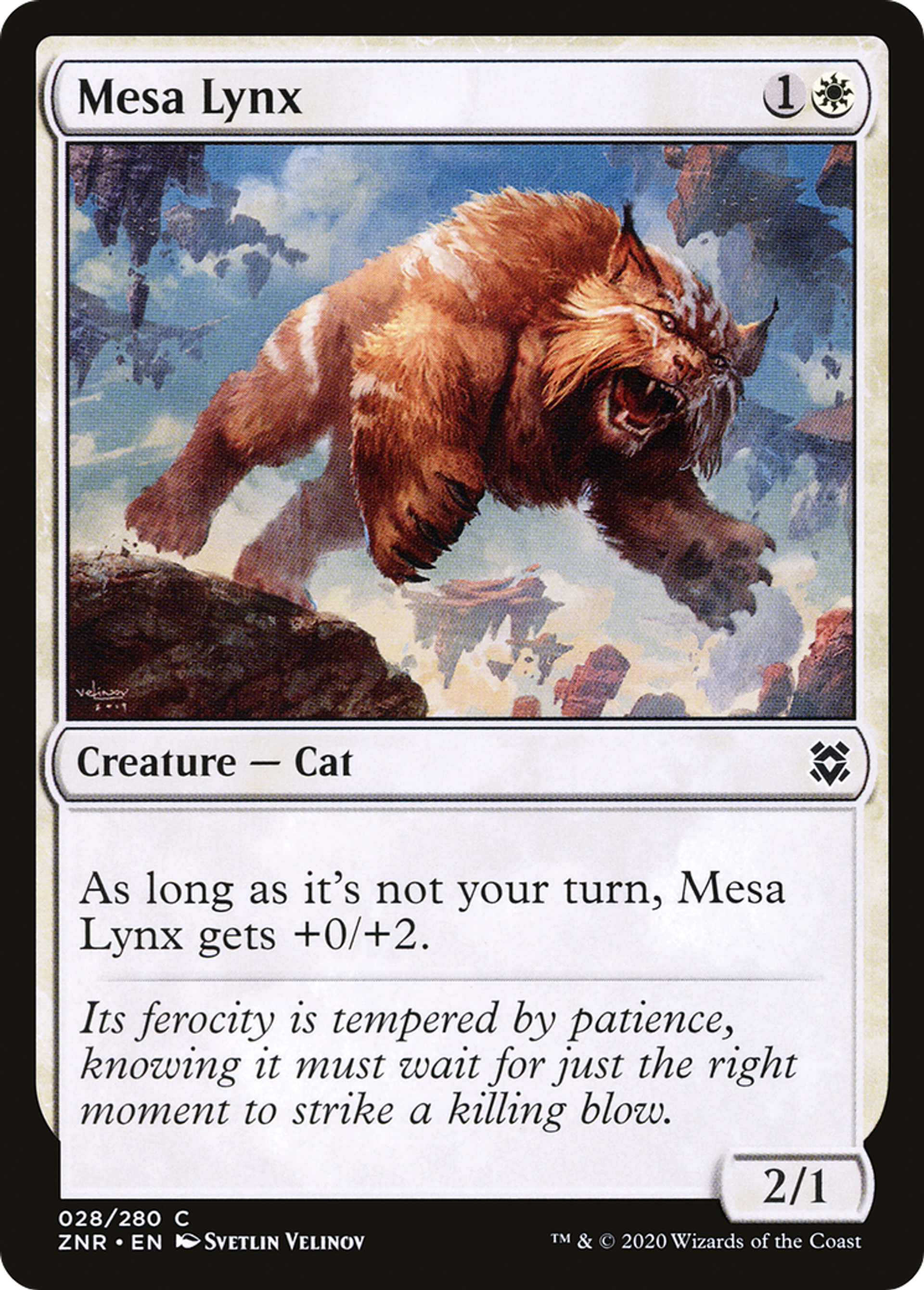 Mesa Lynx — Zendikar Rising — Magic: The Gathering
