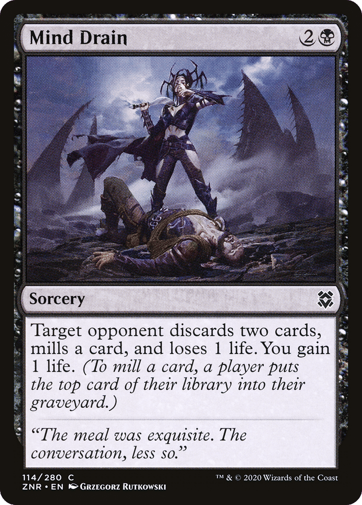 Mind Drain — Zendikar Rising — Magic: The Gathering