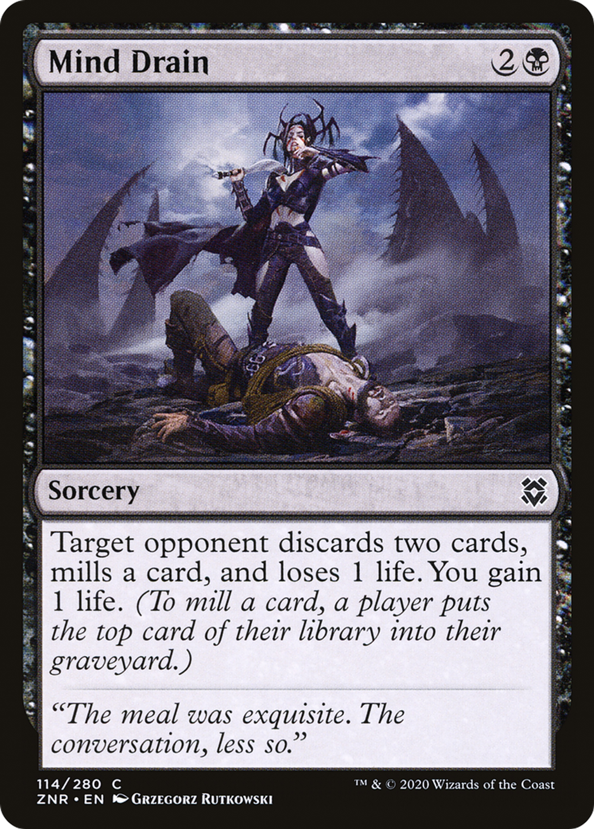 Drain d'esprit — Zendikar Rising — Magic: The Gathering