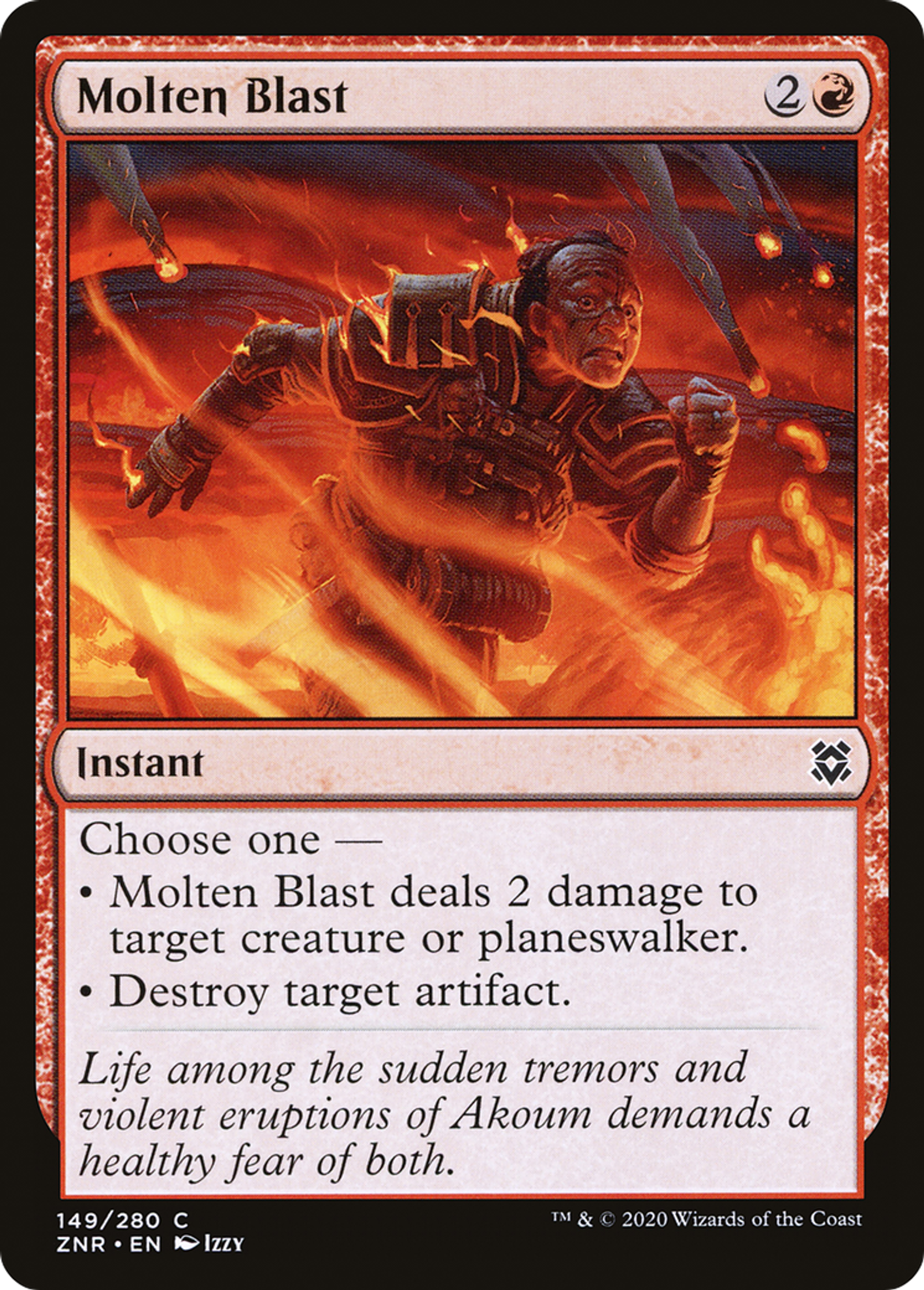 Molten Blast — Zendikar Rising — Magic: The Gathering