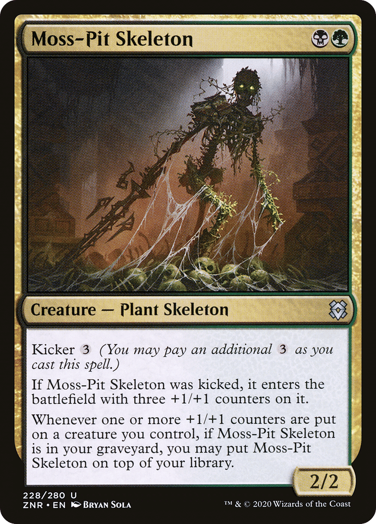 Moss-Pit Skeleton — Zendikar Rising — Magic: The Gathering