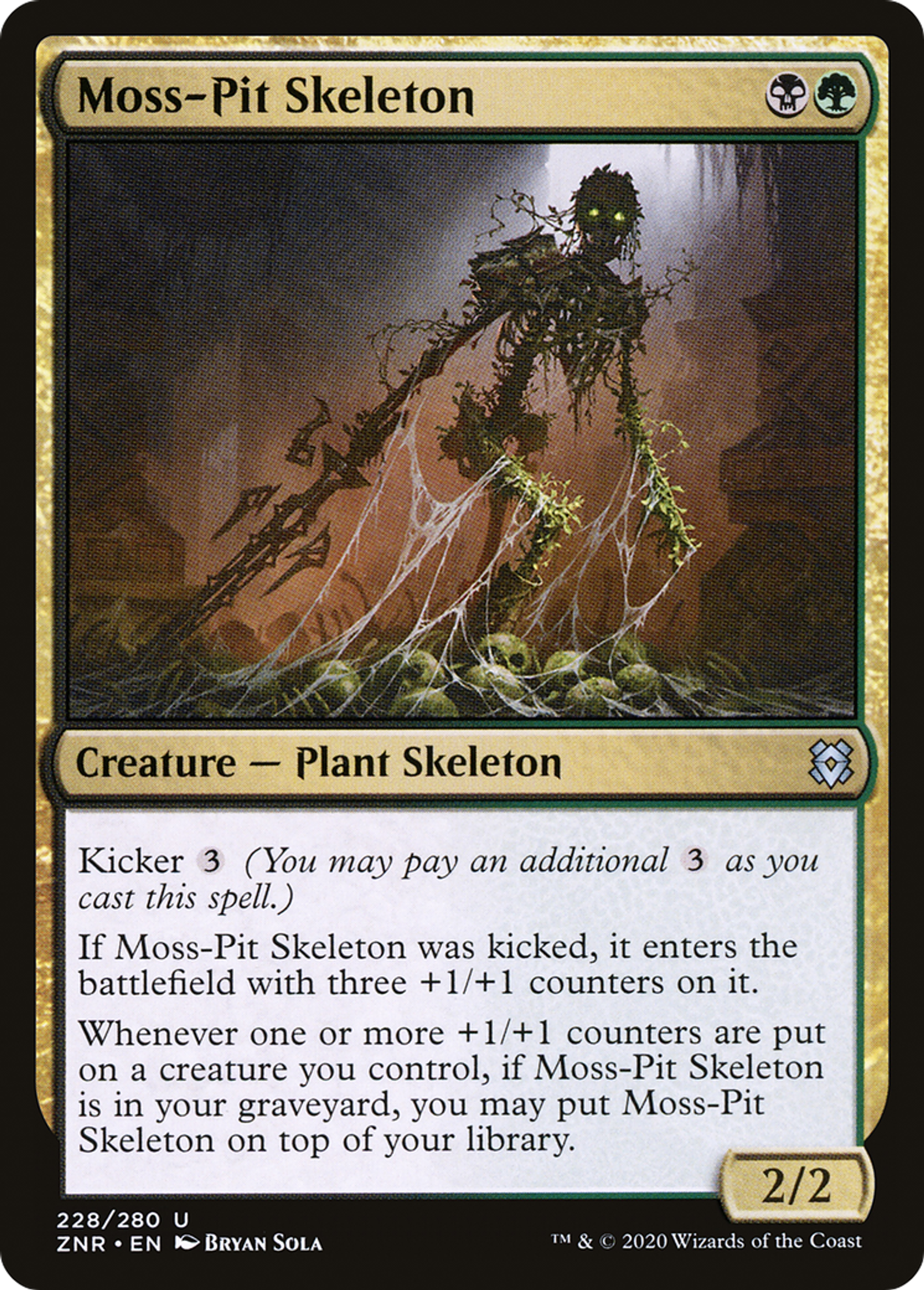 Moss-Pit Skeleton — Zendikar Rising — Magic: The Gathering