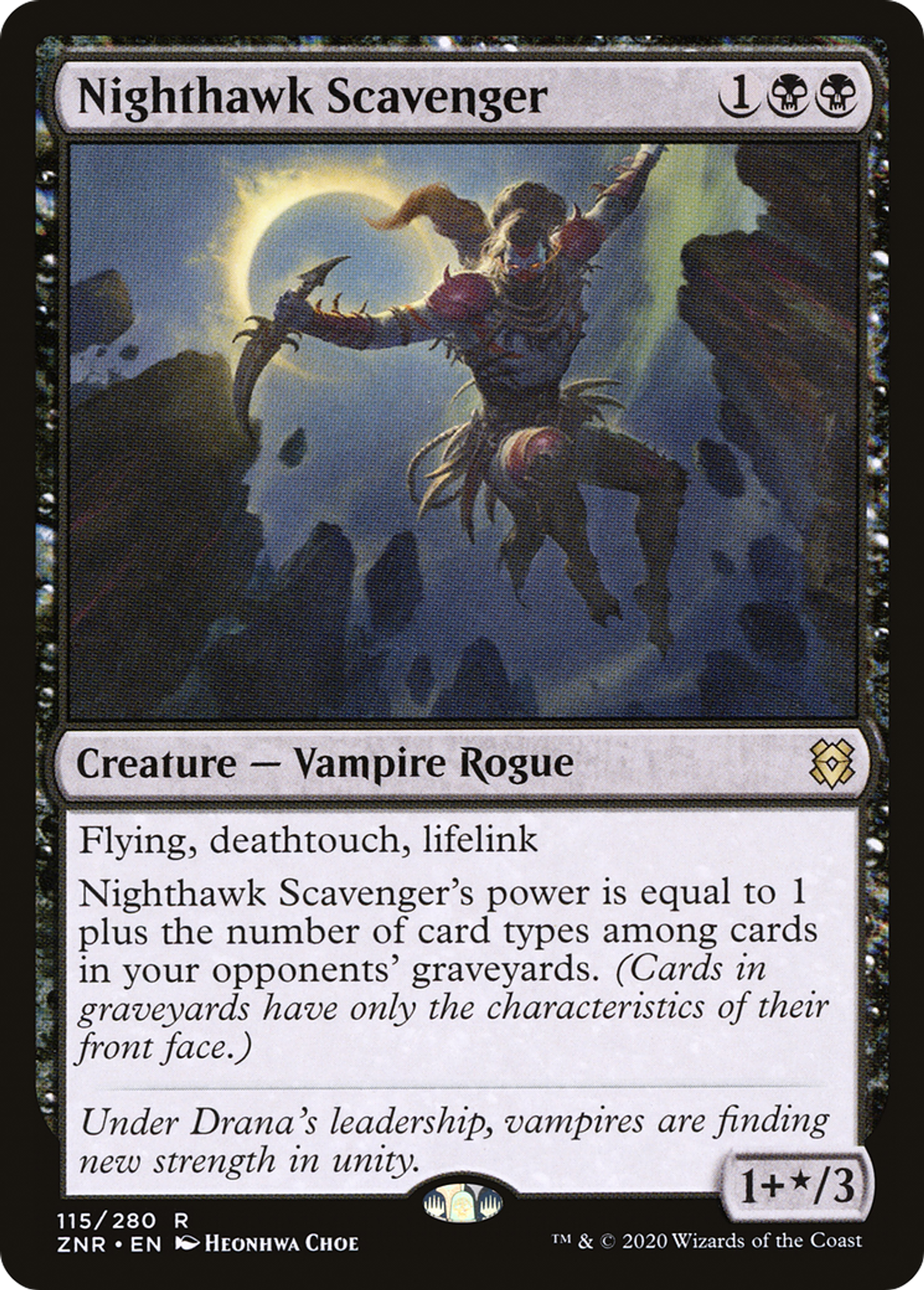 Charognard faucon de nuit — Zendikar Rising — Magic: The Gathering