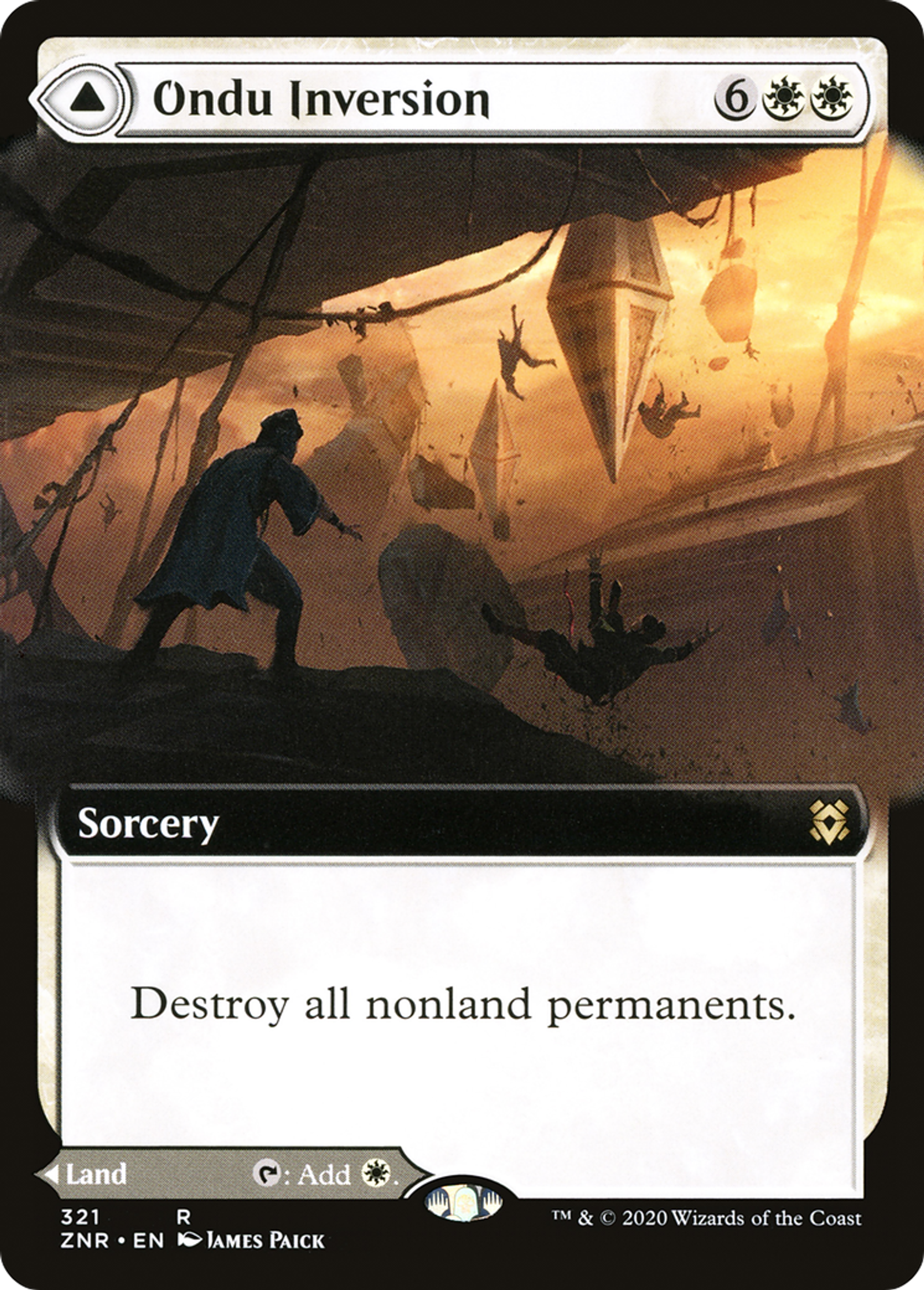 Ondu Inversion // Ondu Skyruins — Zendikar Rising — Magic: The Gathering