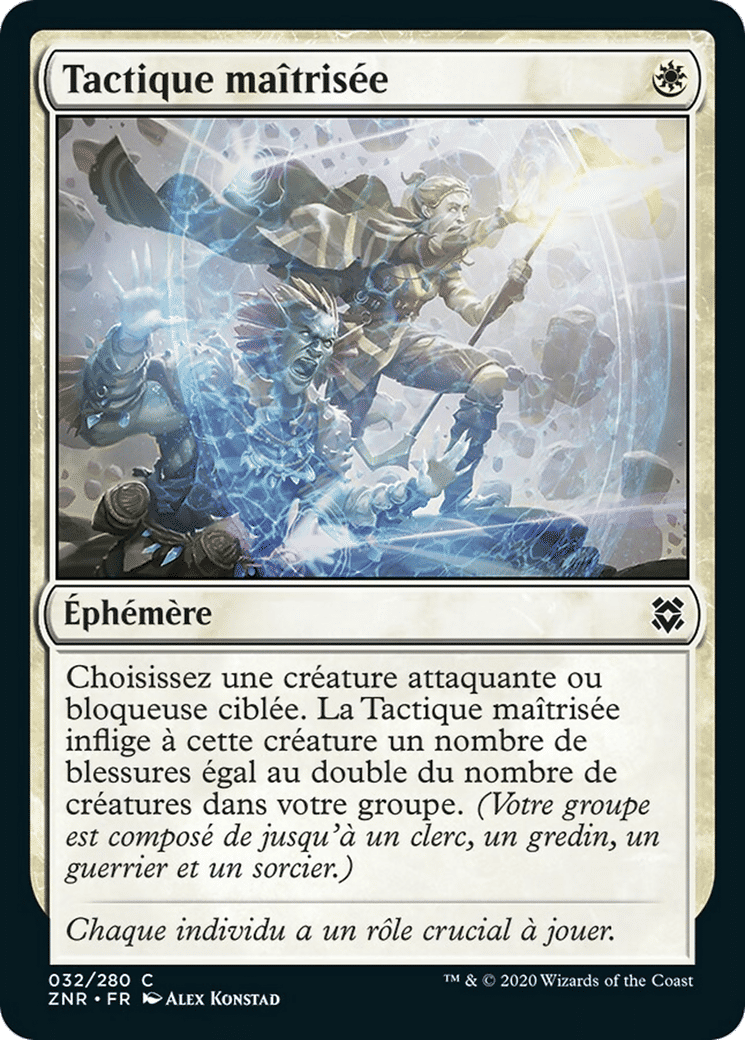 Tactique maîtrisée — Zendikar Rising — Magic: The Gathering