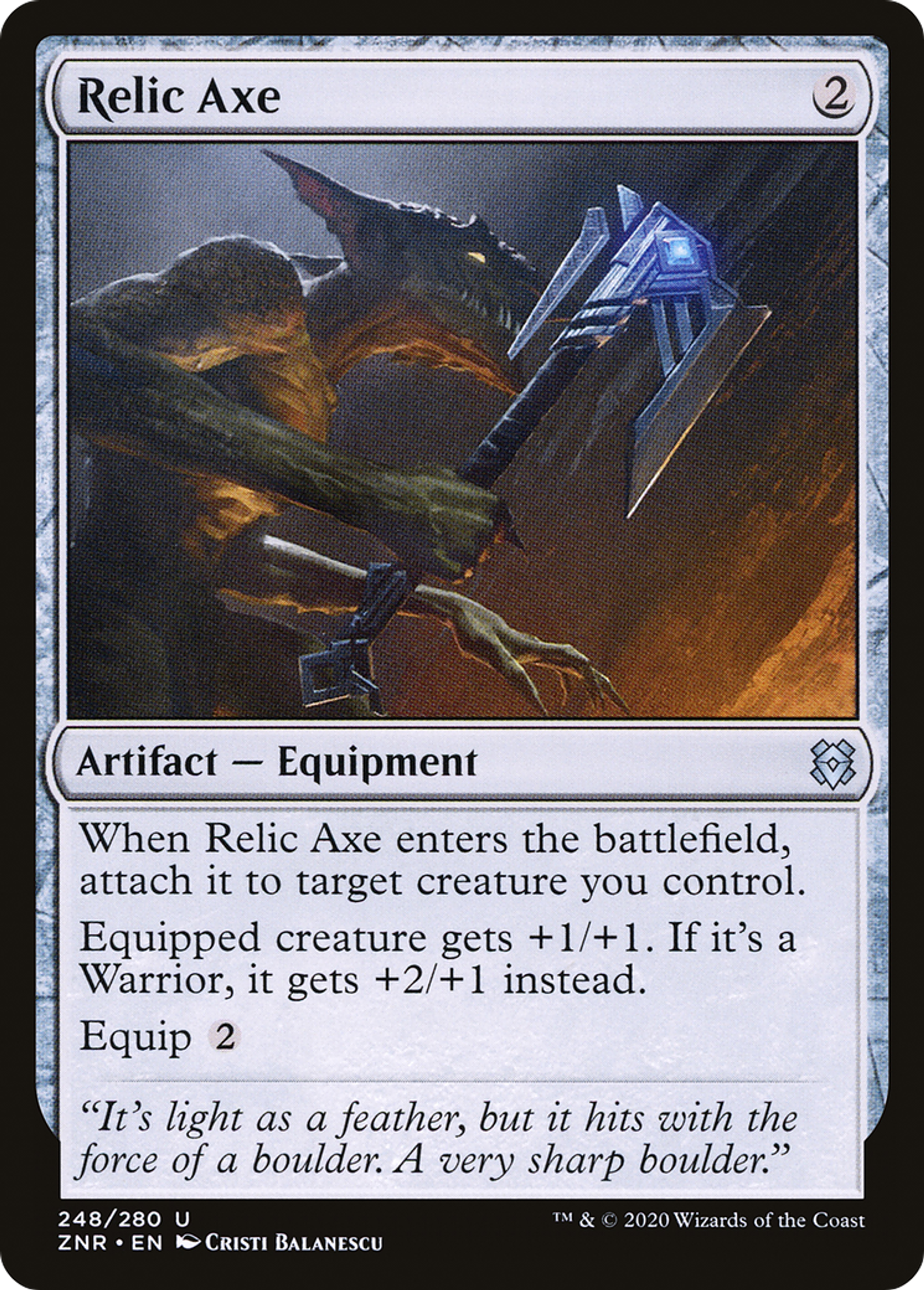 Relic Axe — Zendikar Rising — Magic: The Gathering