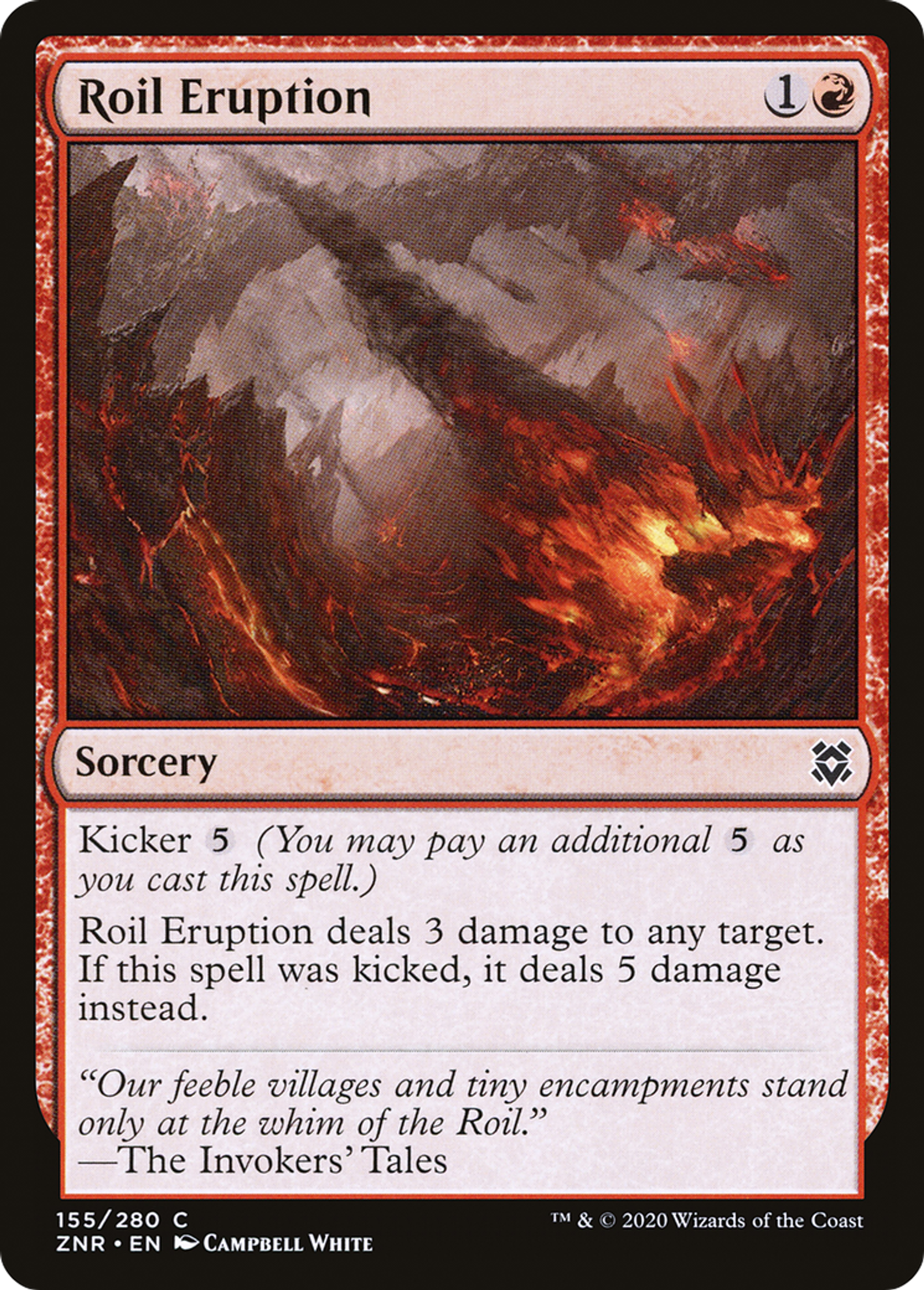 Roil Eruption — Zendikar Rising — Magic: The Gathering