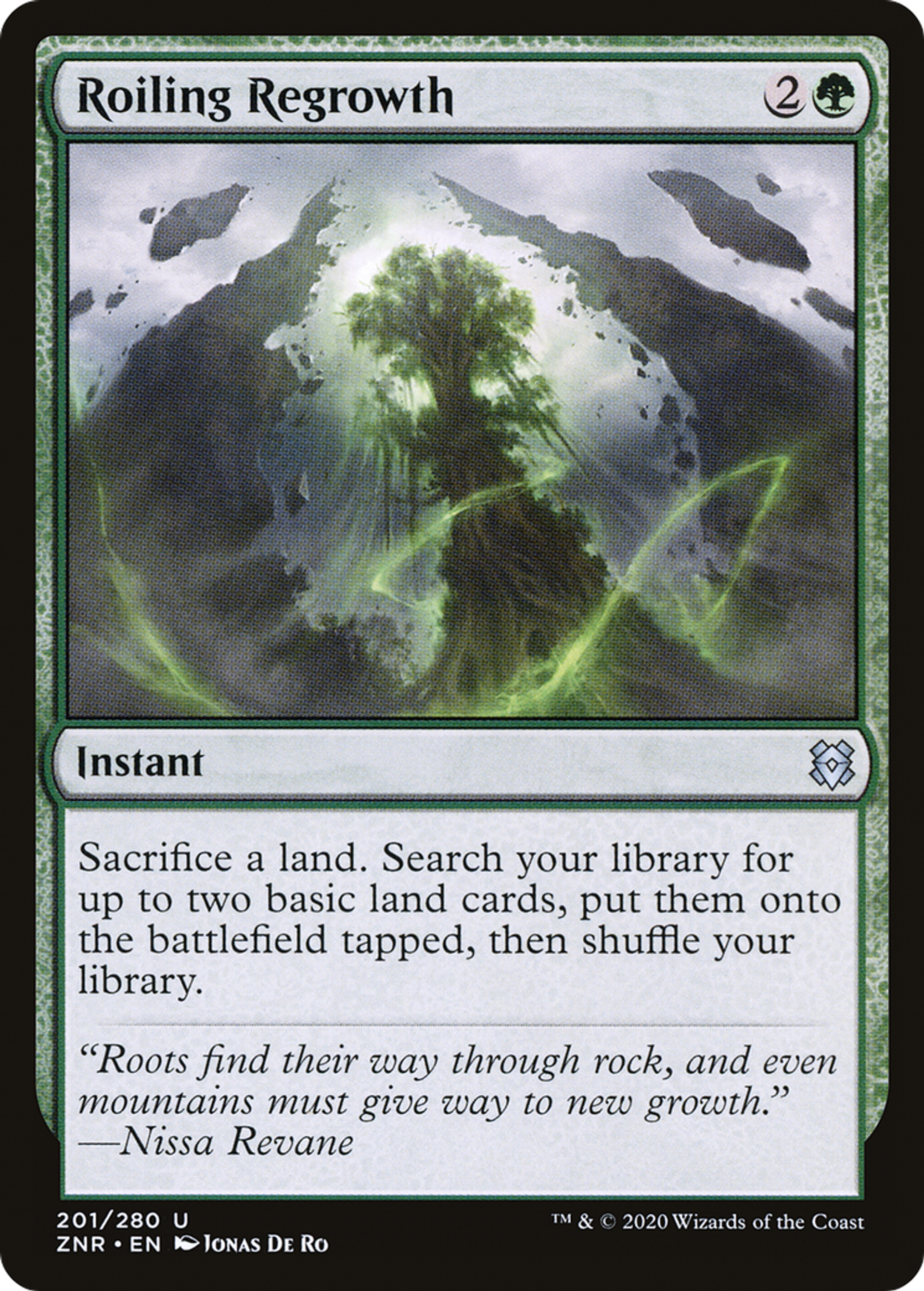 Roiling Regrowth — Zendikar Rising — Magic: The Gathering