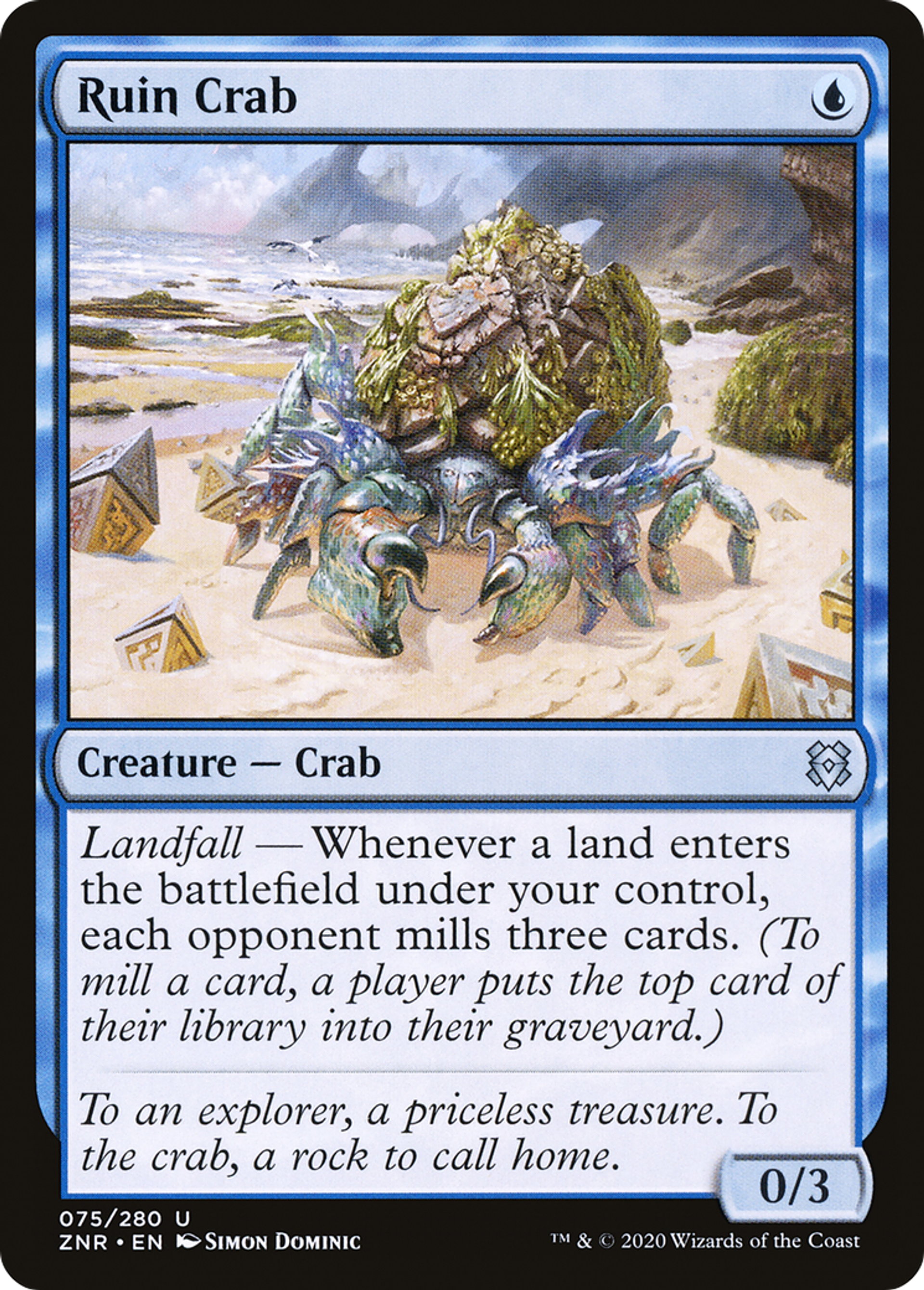 Ruin Crab — Zendikar Rising — Magic: The Gathering