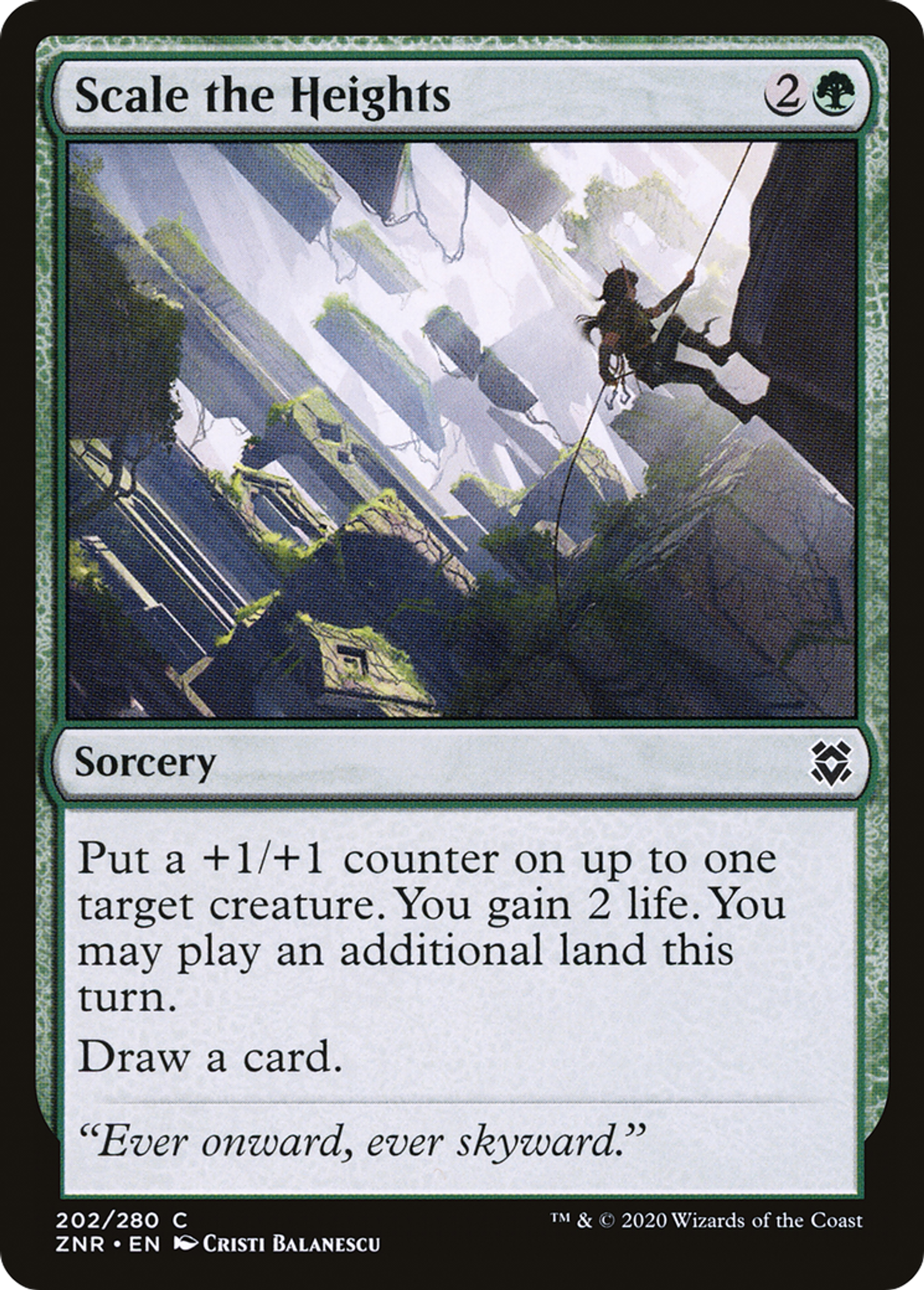 Scale the Heights — Zendikar Rising — Magic: The Gathering