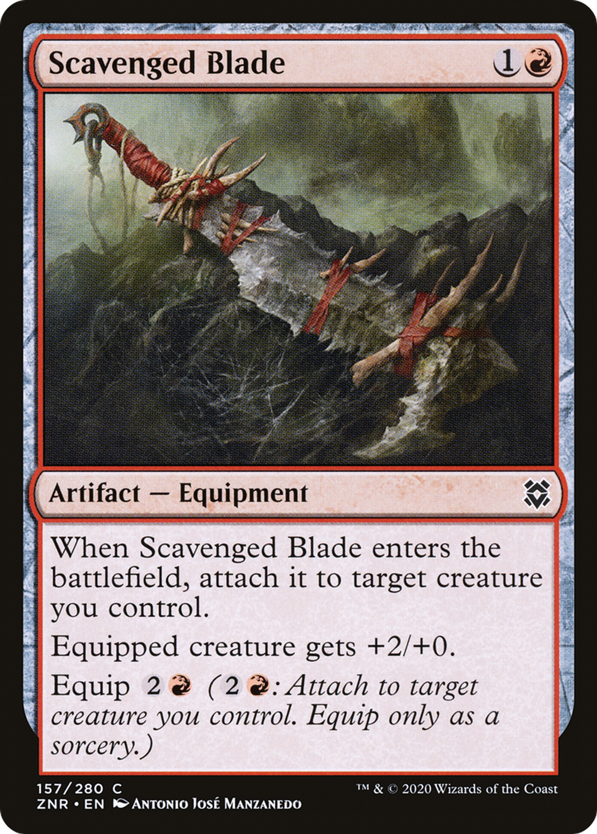 Scavenged Blade — Zendikar Rising — Magic: The Gathering