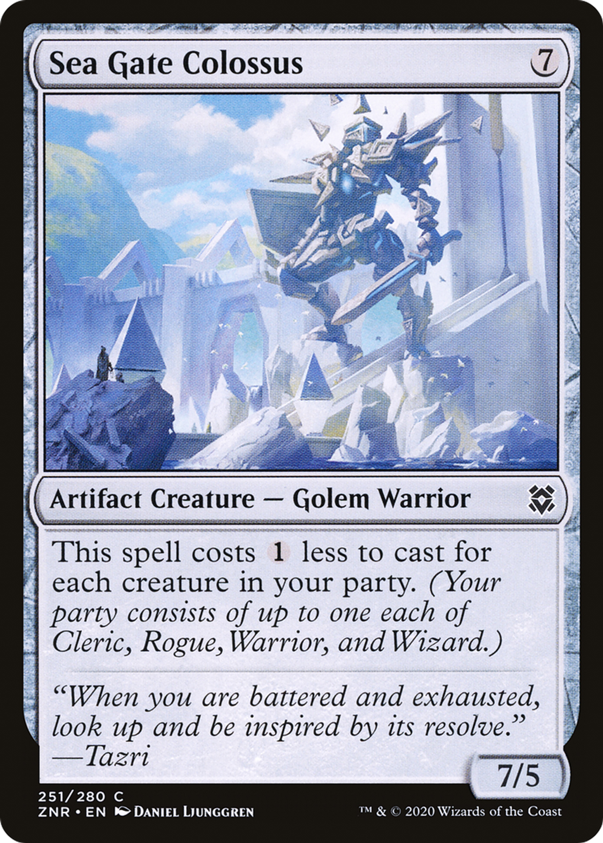 Colosse de Porte des Mers — Zendikar Rising — Magic: The Gathering