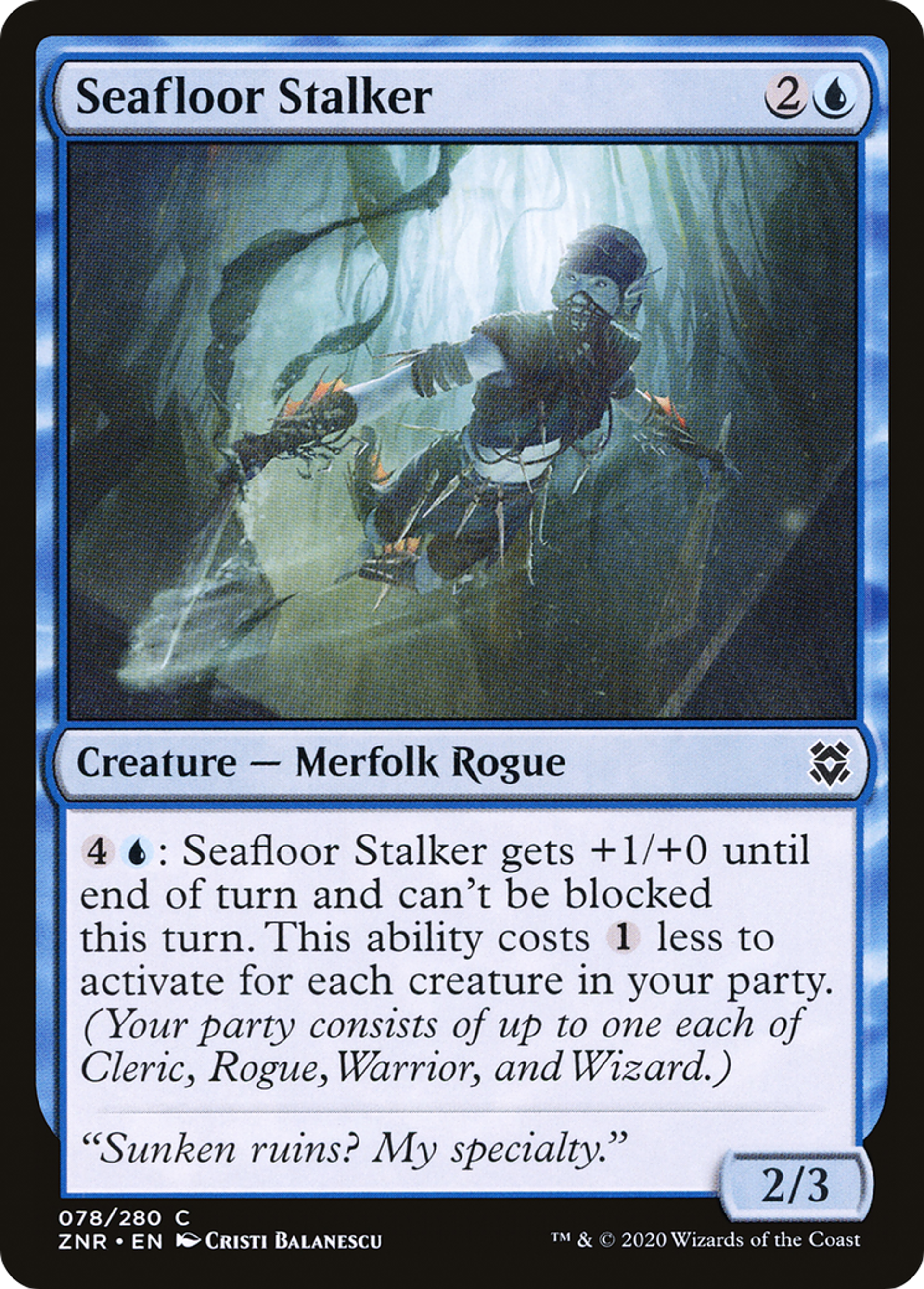 Seafloor Stalker — Zendikar Rising — Magic: The Gathering