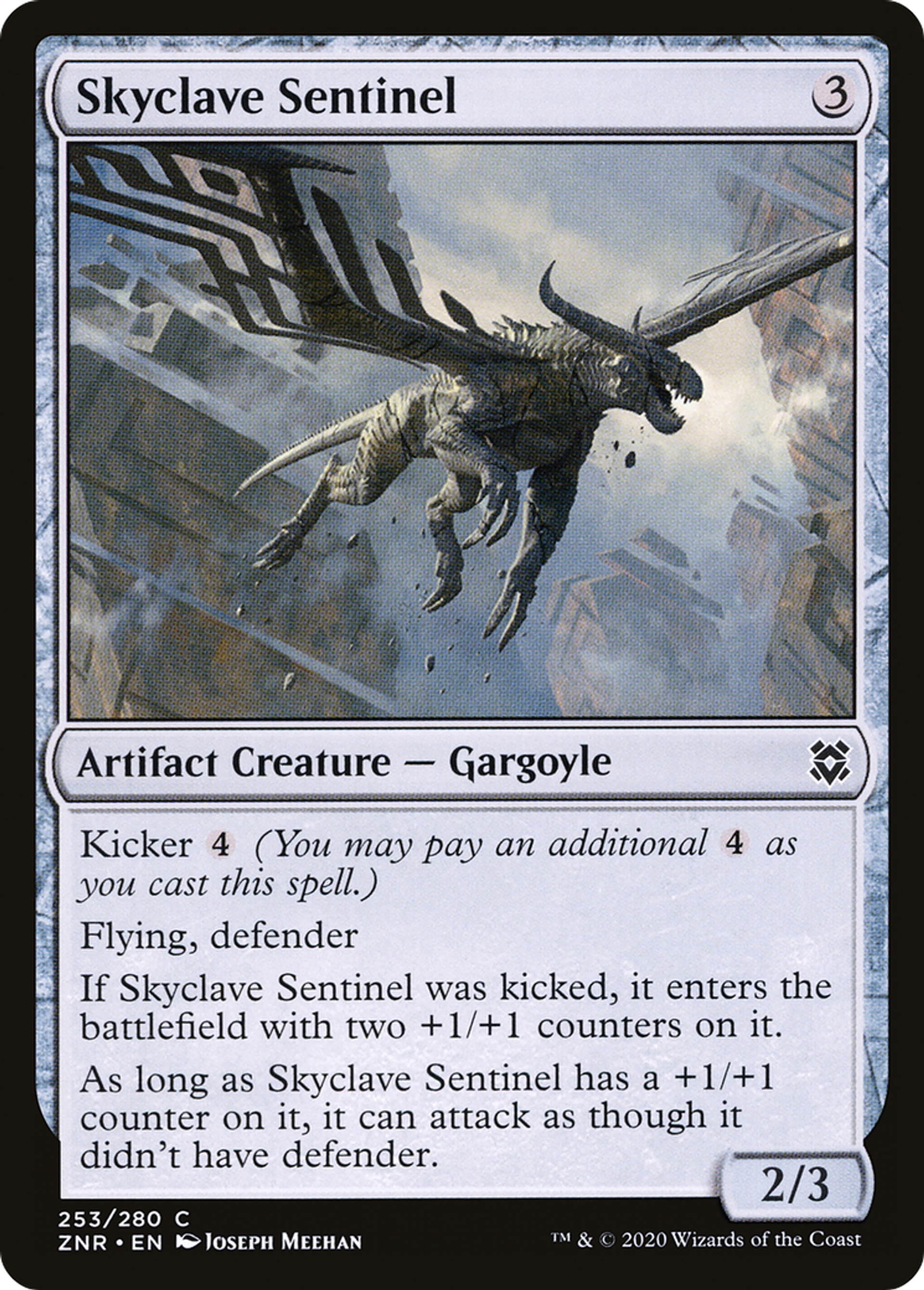 Sentinelle du fort céleste — Zendikar Rising — Magic: The Gathering