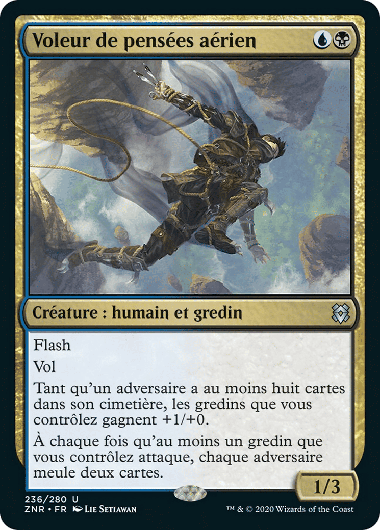 Voleur de pensées aérien — Zendikar Rising — Magic: The Gathering