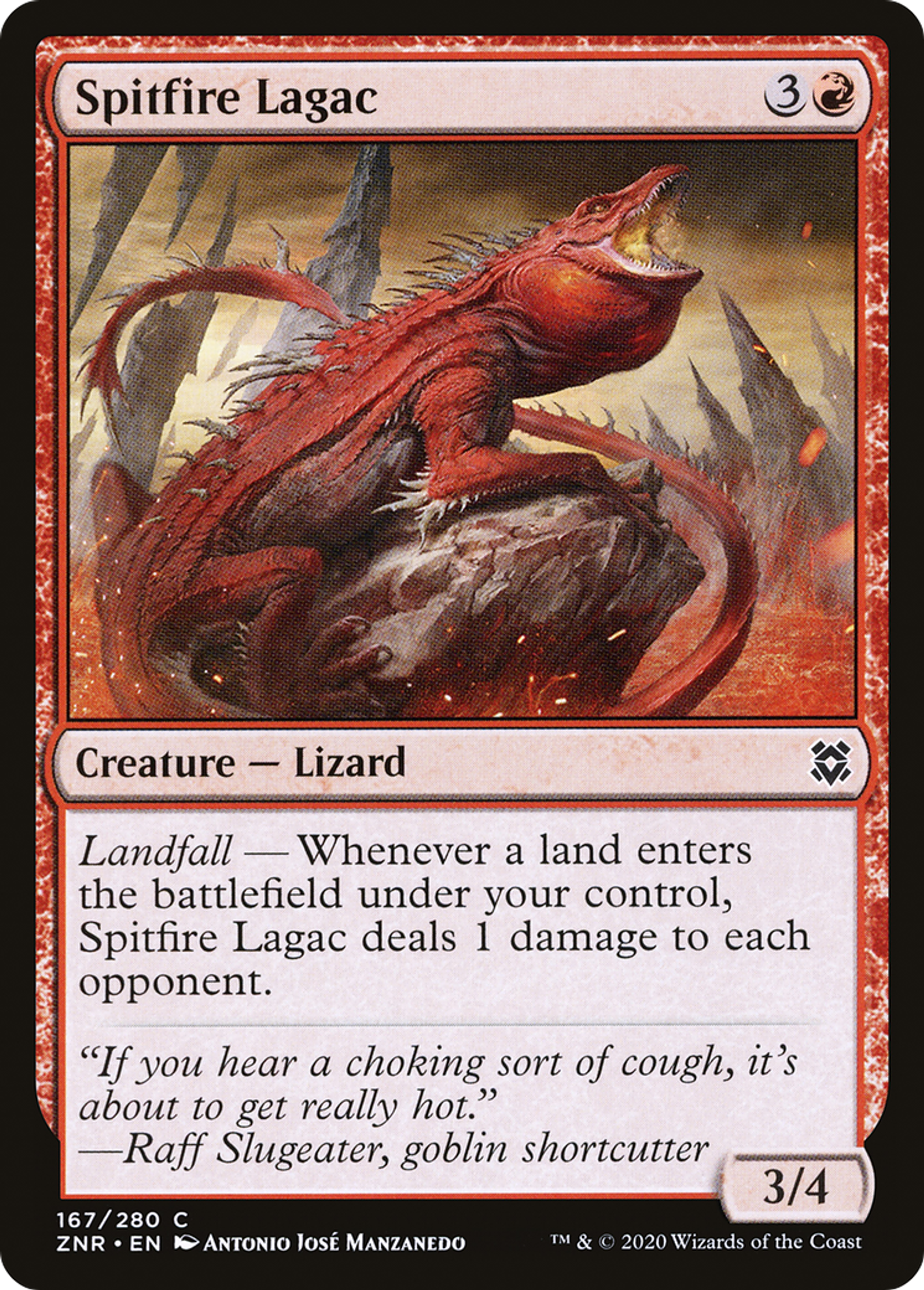 Spitfire Lagac — Zendikar Rising — Magic: The Gathering